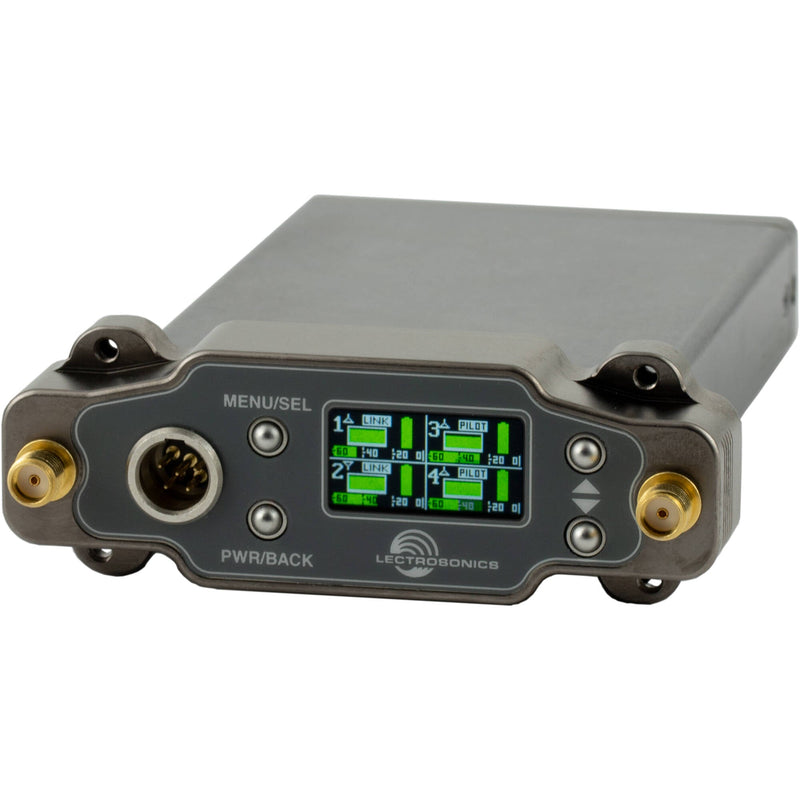 Lectrosonics DSR4 4-Channel Digital Slot Receiver (A1/B1: 470-614 MHz)