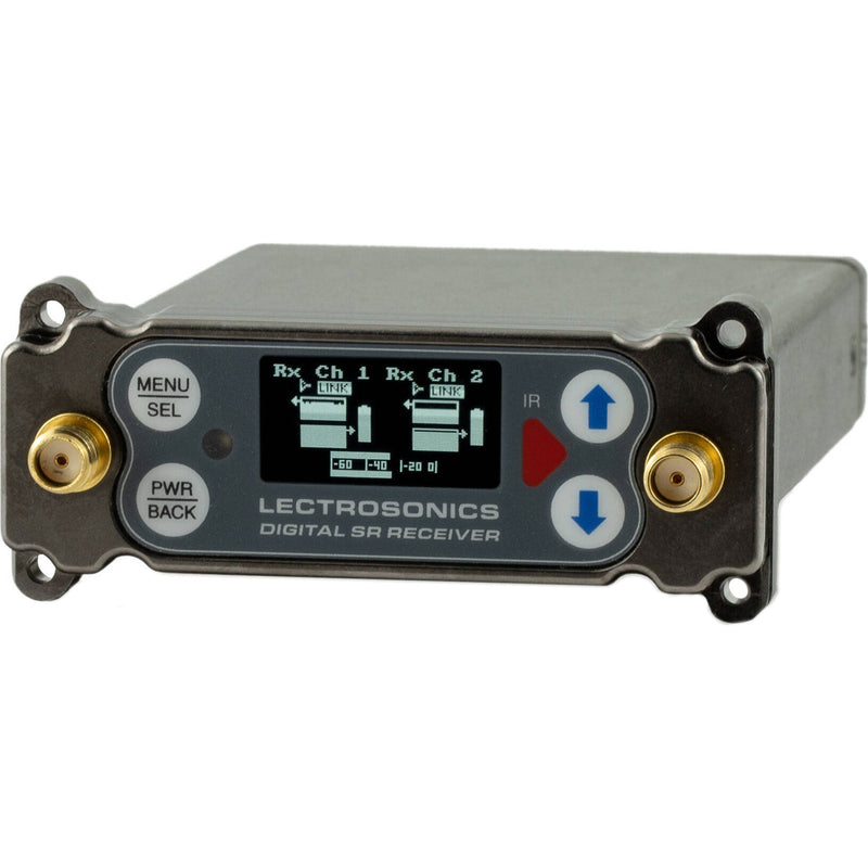 Lectrosonics DSR 2-Channel Digital Slot Receiver (A1/B1: 470-614 MHz)