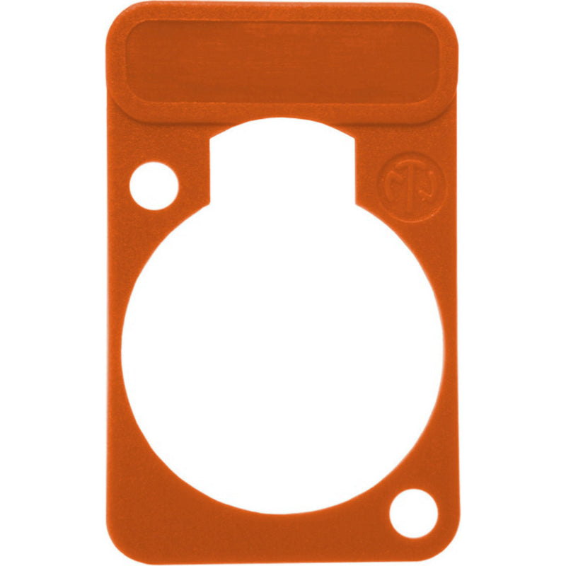 Neutrik DSS Lettering Plate (Orange)
