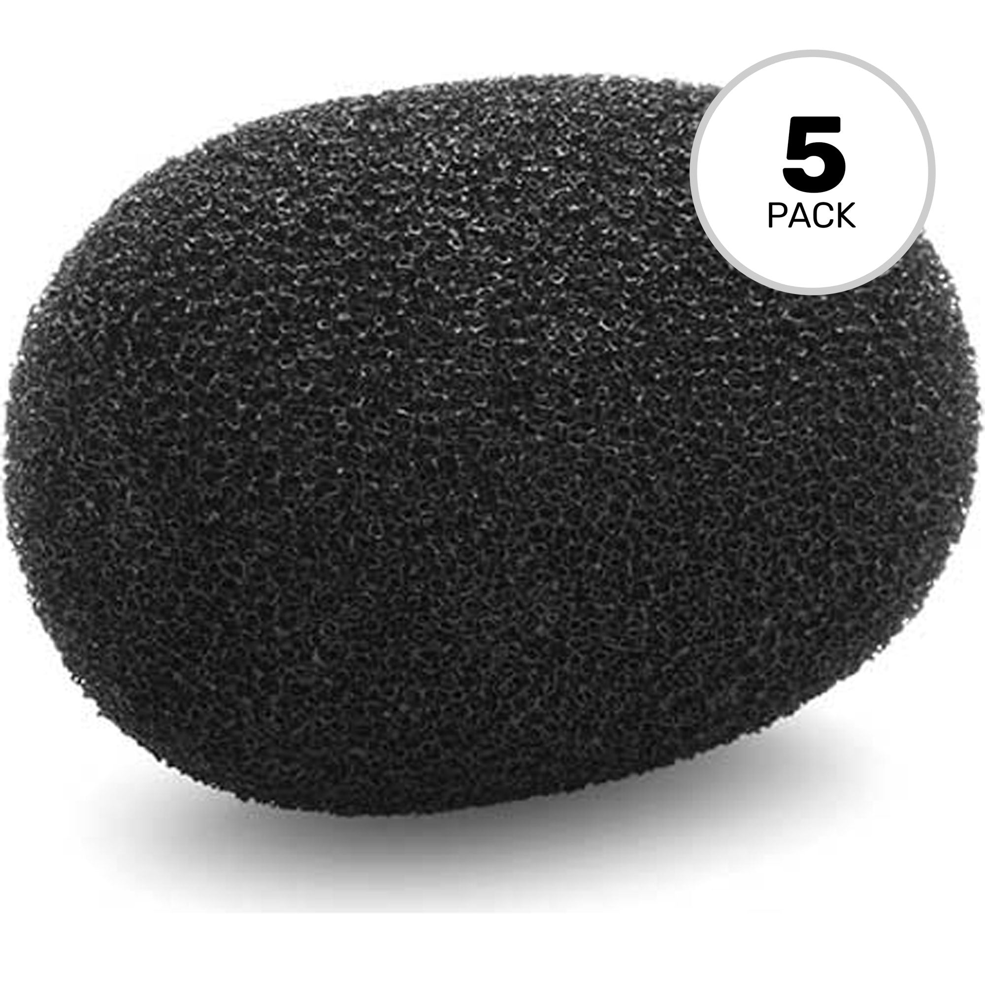 DPA DUA0531B Foam Windscreen for d:fine and d:screet Slim, Black (5 Pack)