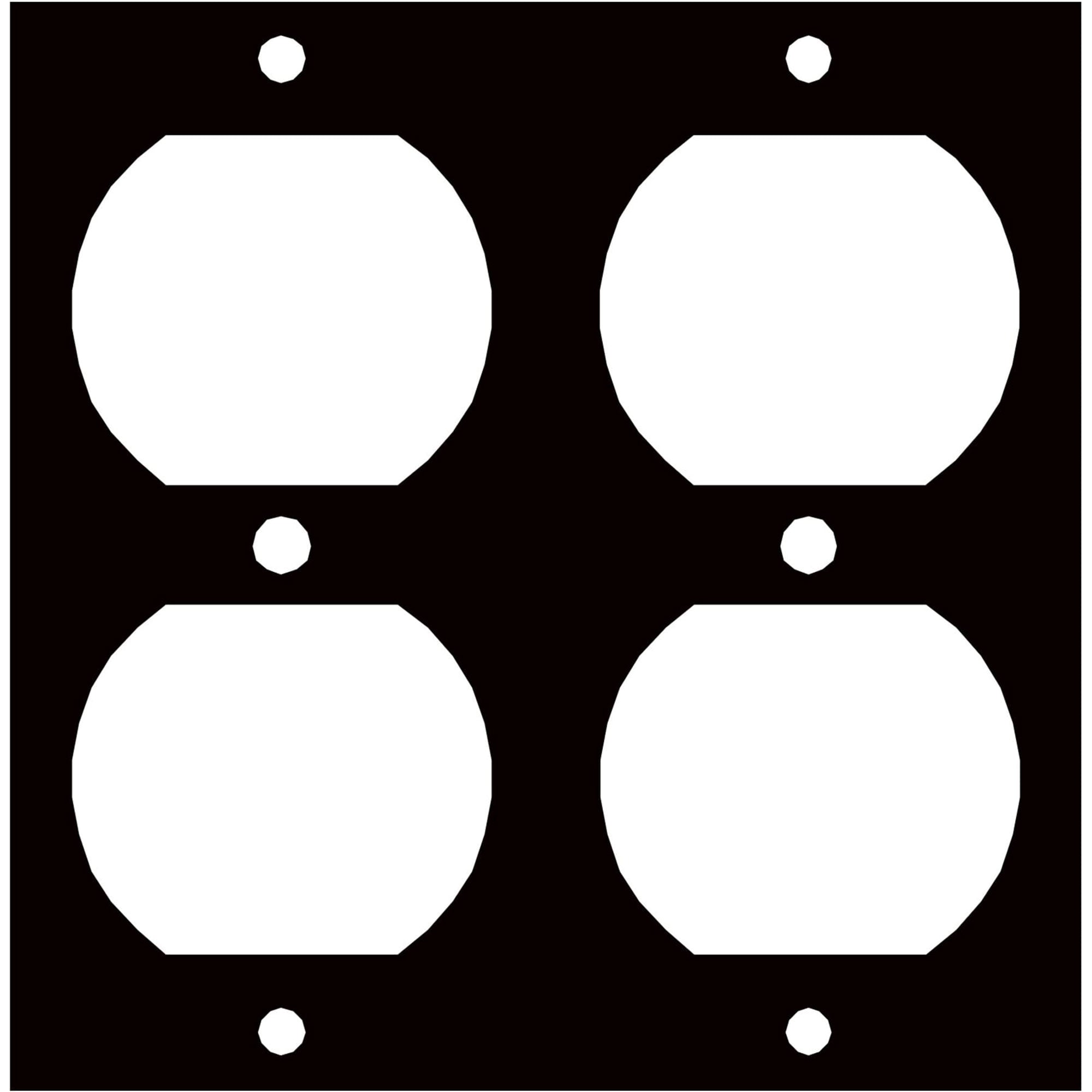 Middle Atlantic UCP-DUP2 UCP Panel for Two Duplex Receptacles