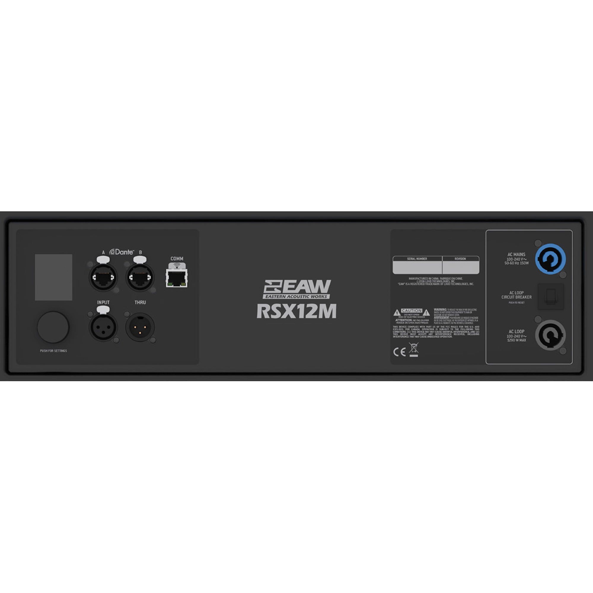 EAW Radius RSX12M 12" 2-Way Self-Powered Stage Monitor