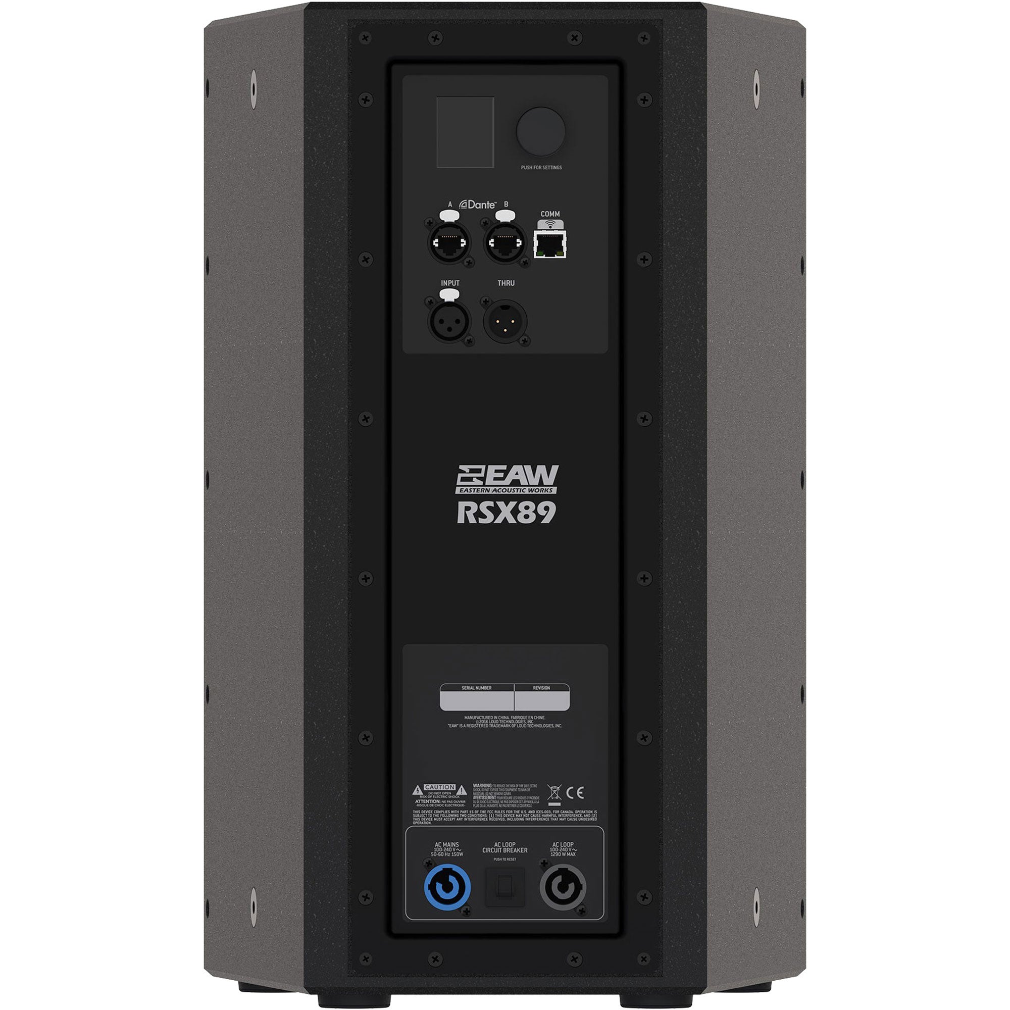 EAW Radius RSX89 8" 2-Way Self-Powered Loudspeaker