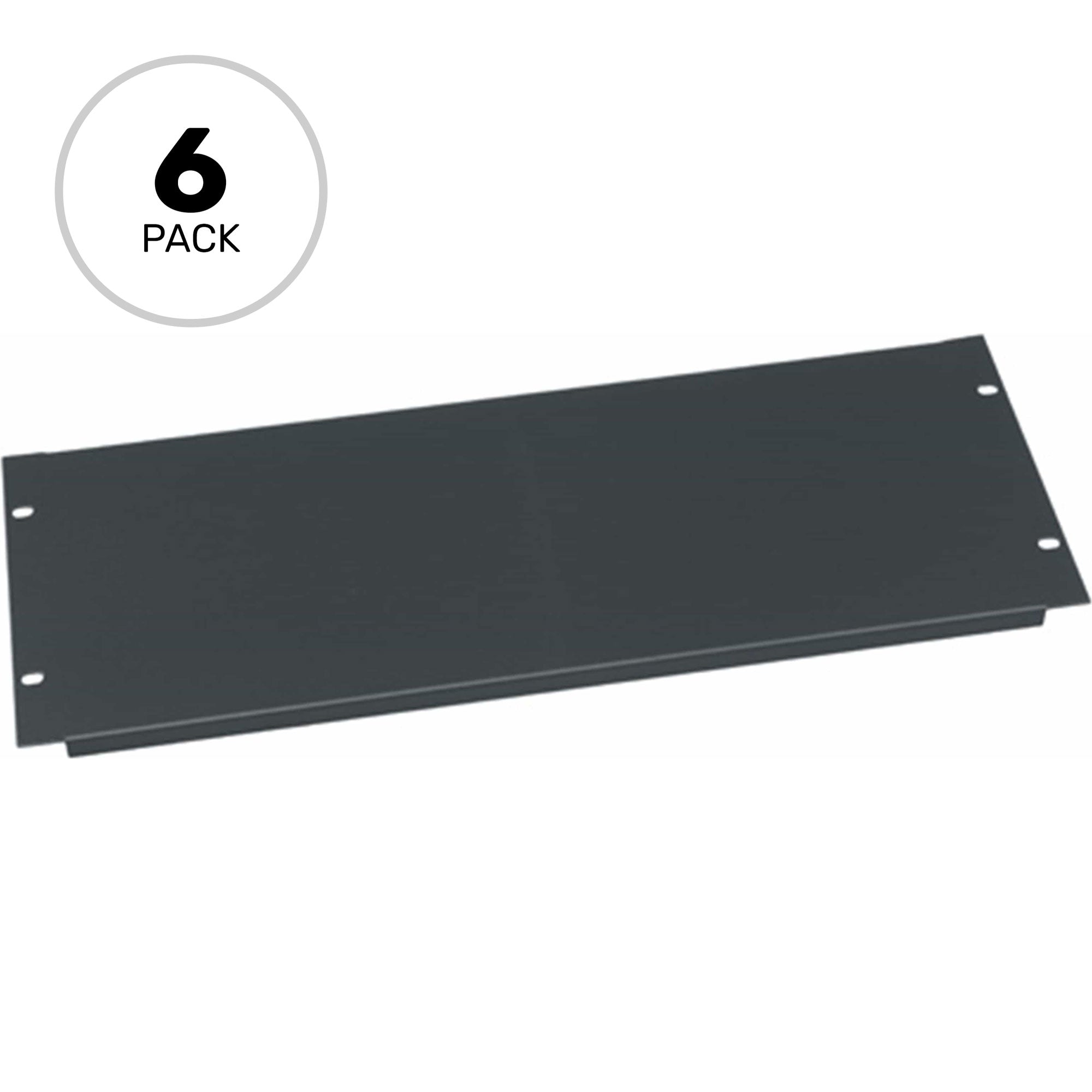 Middle Atlantic EB4-CP6 Flanged Blank Rack Panel 4U (6 Pack)