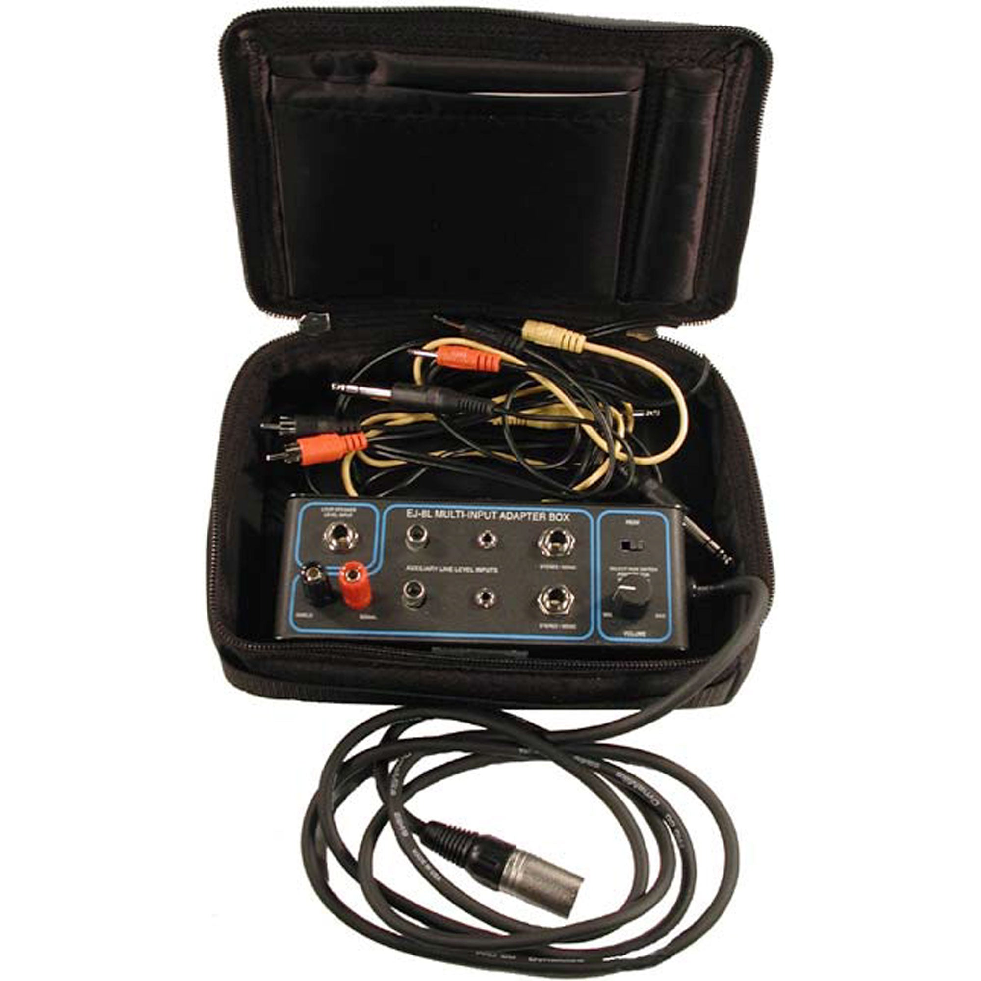 Emtech EJ-8L The Crab Multi-Input Audio Adapter with Line Level Output, No Telephone (Crab Box)