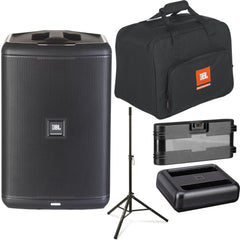 JBL EON ONE Compact Portable PA Speaker with Stand, Tote Bag, Extra Battery and Dual-Bay Charger Image 1