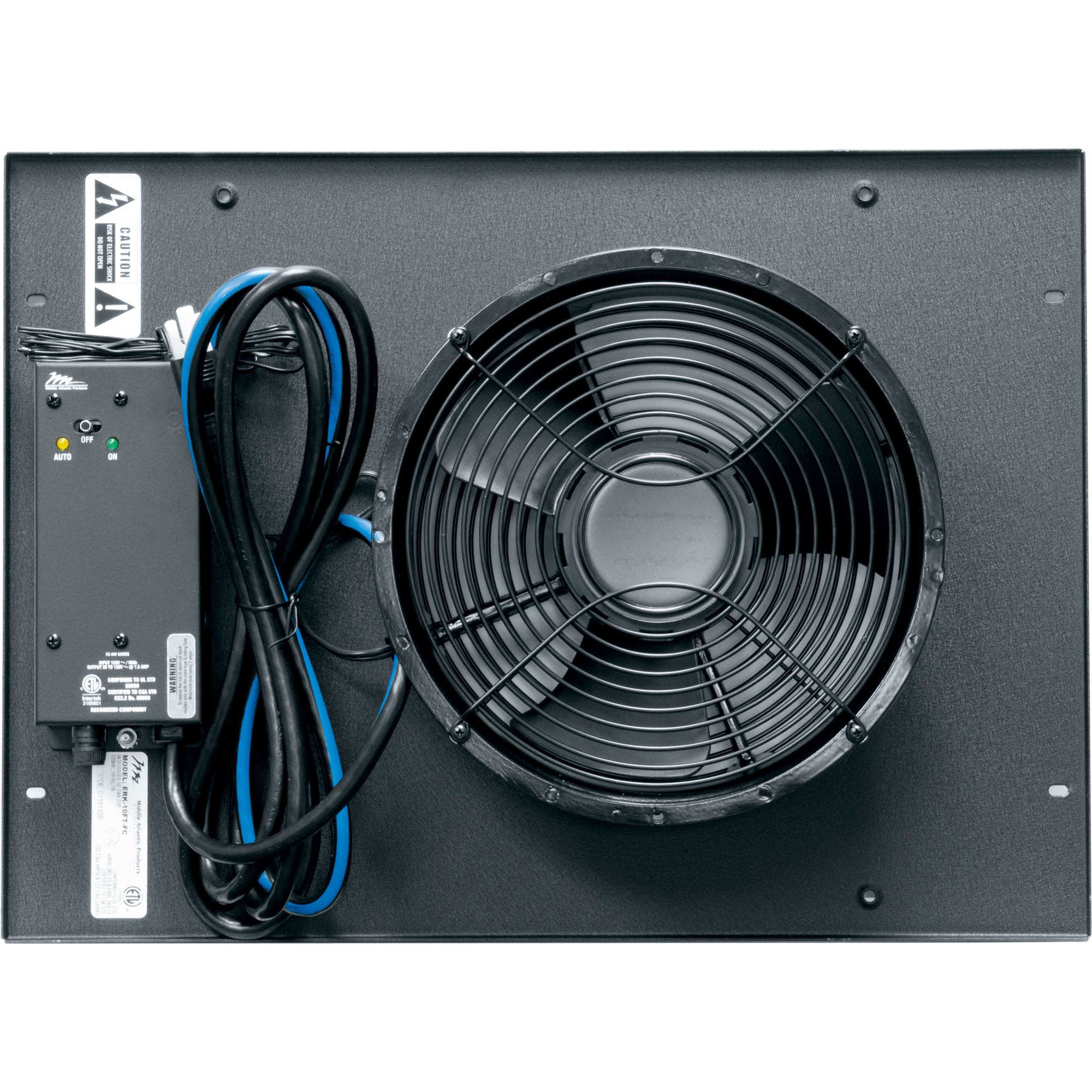 Middle Atlantic ERK-10FT-FC Fan Top with Fan and Controller
