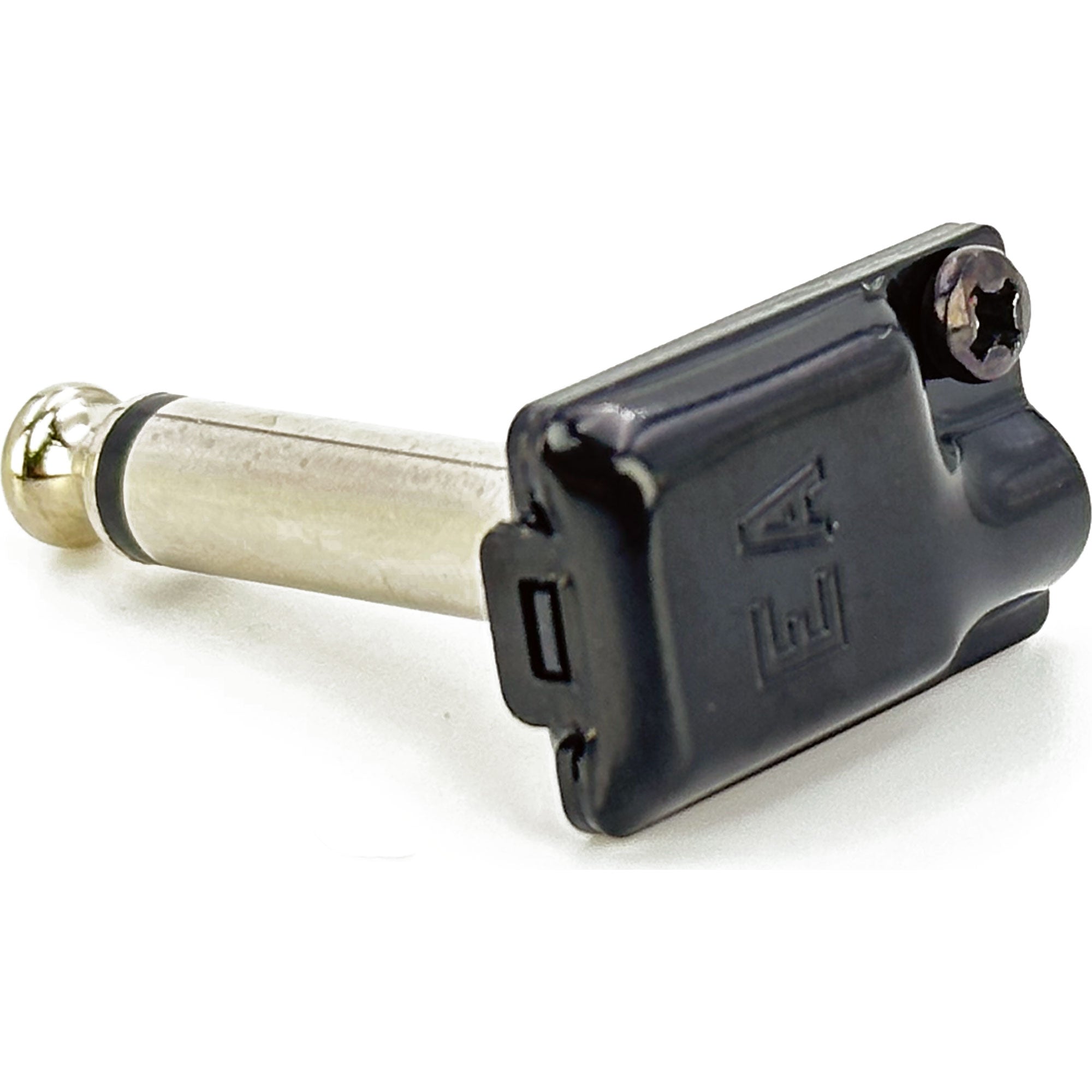 Evidence Audio ESP-RA-L Tiny Pancake Right-Angle 1/4" TS Mono Cable Plug (5mm Cable, 10 Pack)