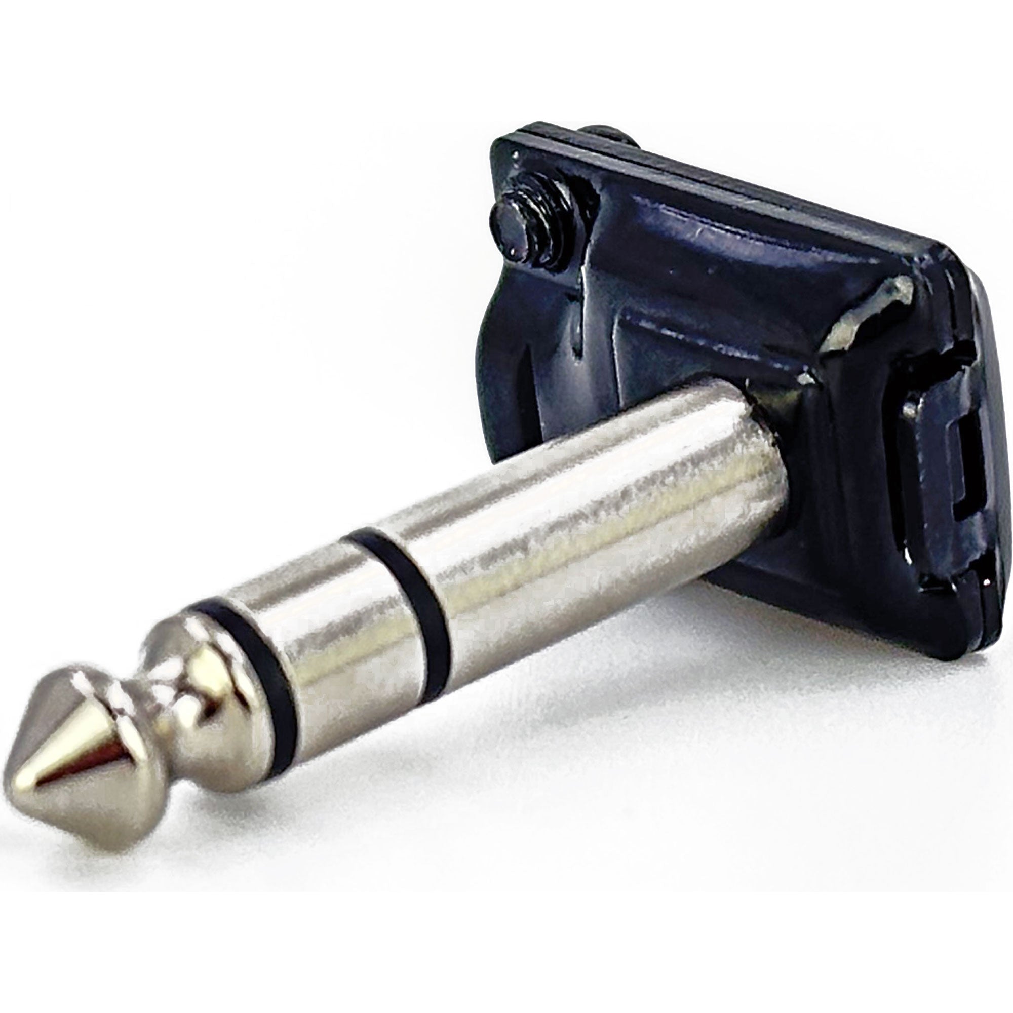 Evidence Audio ESP-RA-TRS-DM Tiny Pancake Right-Angle 1/4" TRS Stereo Cable Plug (Dual 4mm Cable)