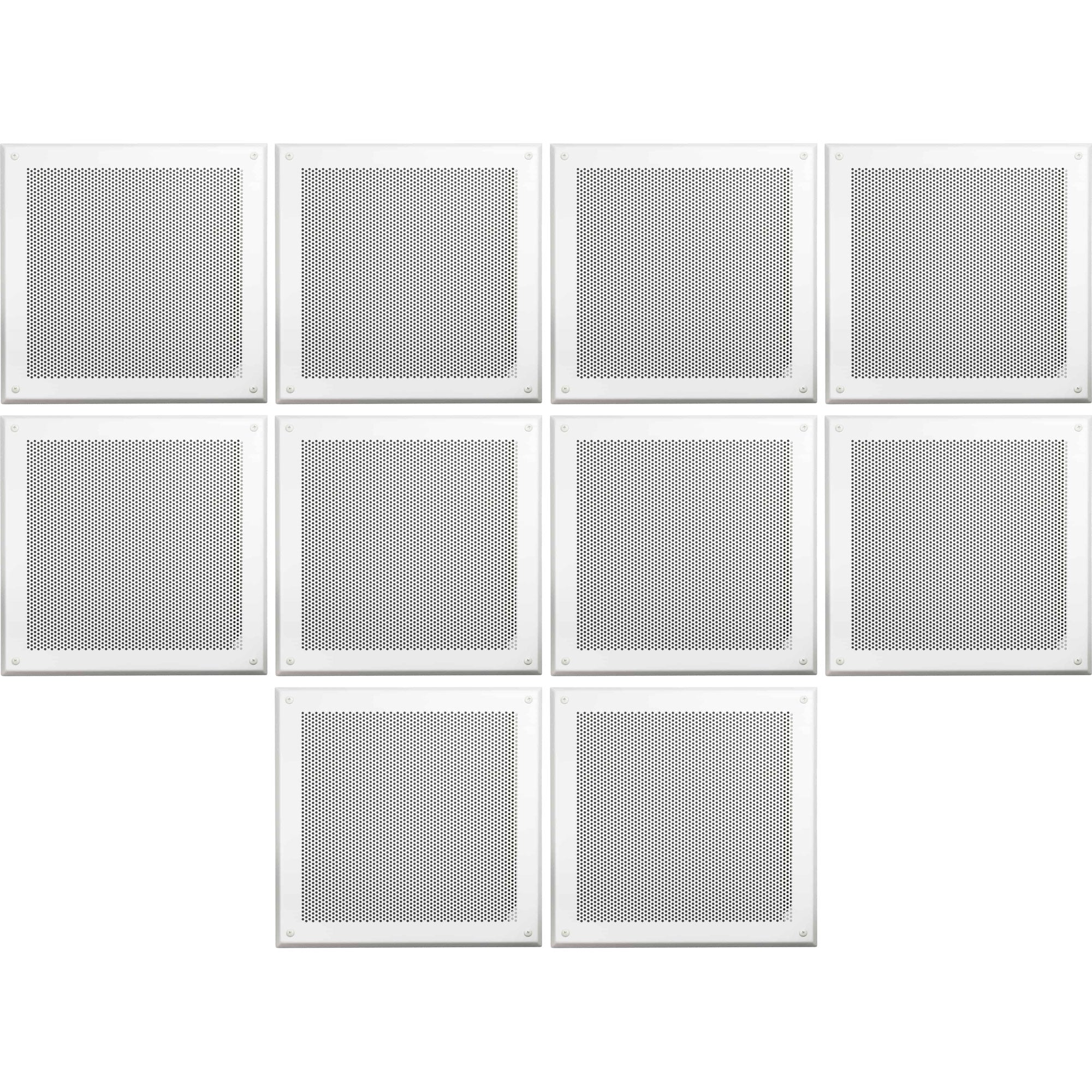Lowell FW-8 Square Screw Mount Grille for 8" Speaker (10 Pack)