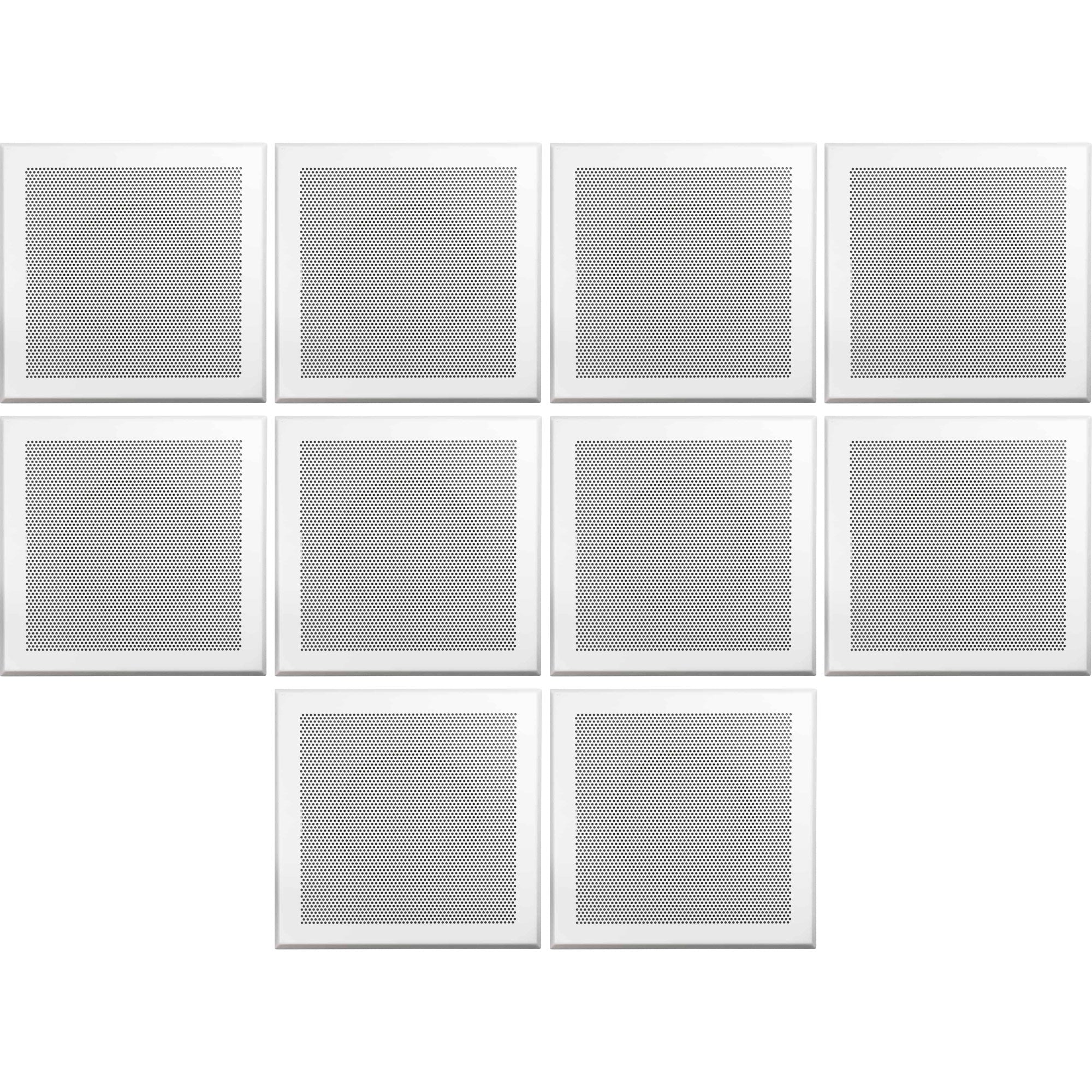 Lowell FW-8T Square Torsion Grille for 8" Speaker (10 Pack)