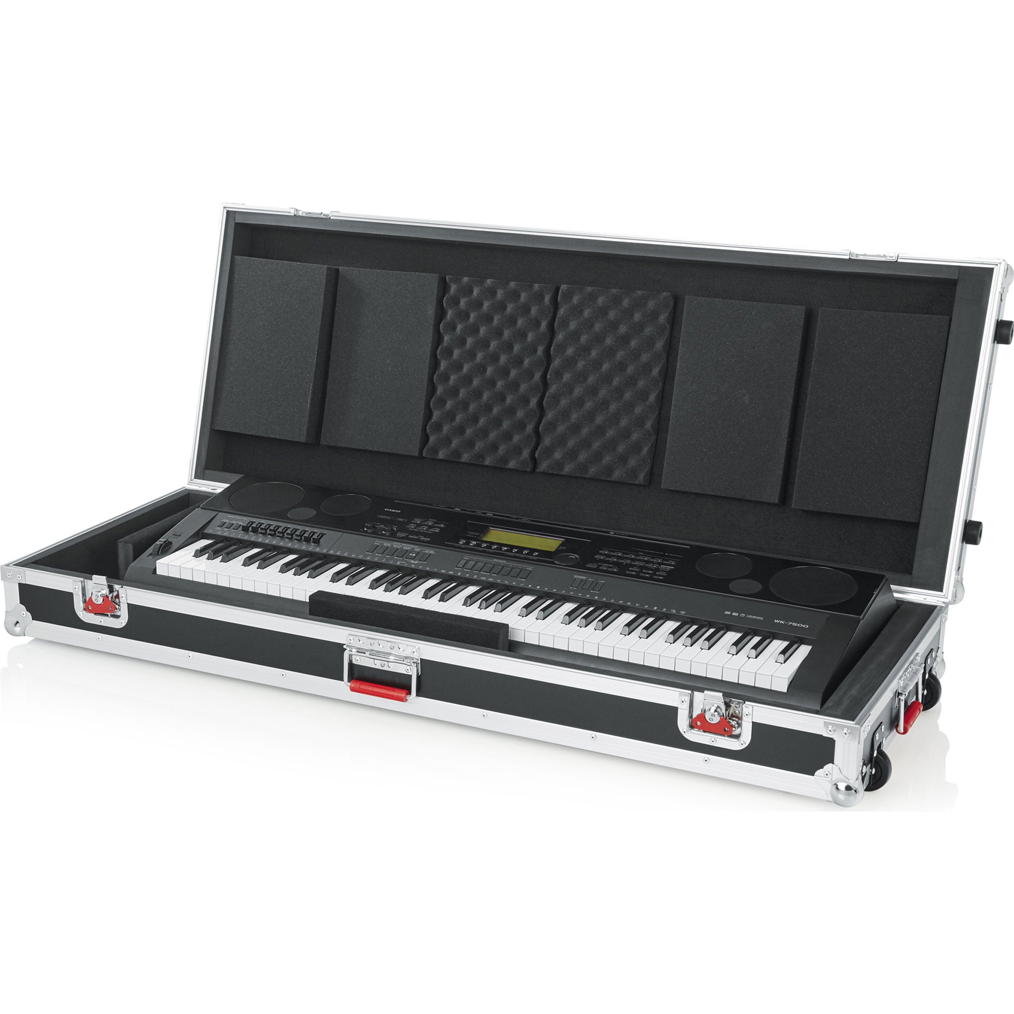 Gator Cases G-TOUR 76V2 76 Note Keyboard Road Case with Wheels