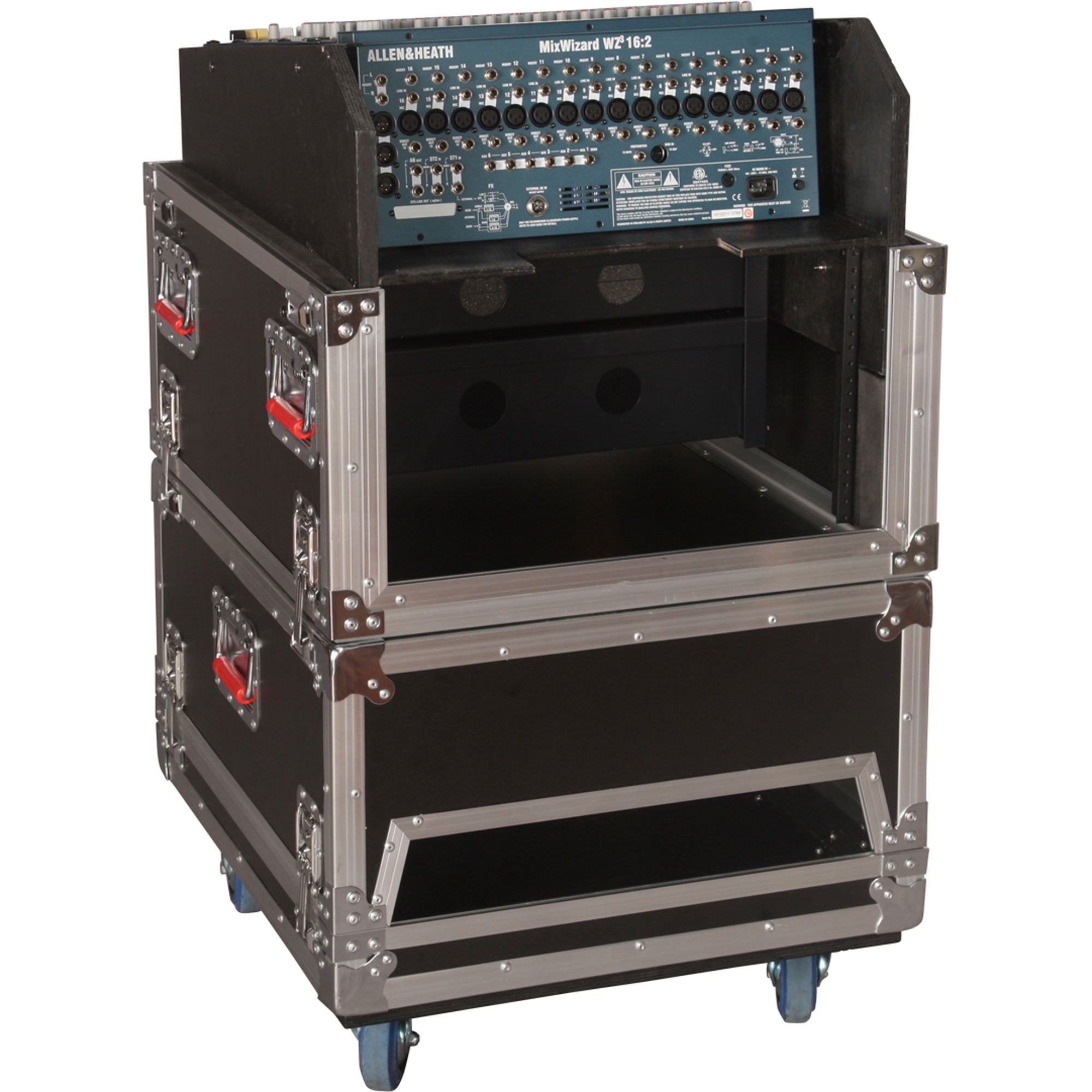 Gator Cases G-TOUR-GRC-1406 Road Console Rack (14U Top, 6U Side)