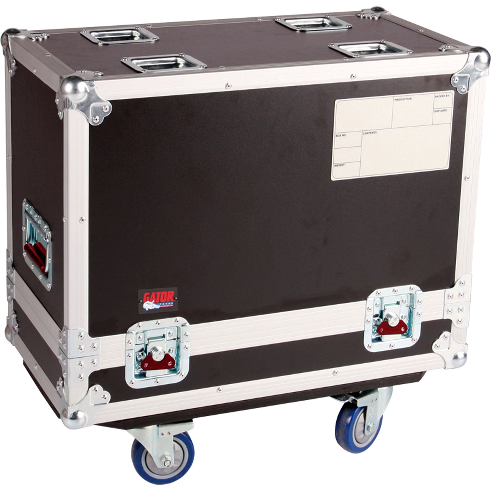 Gator Cases G-TOUR SPKR-212 Tour Style Transporter for Two 12" Speakers