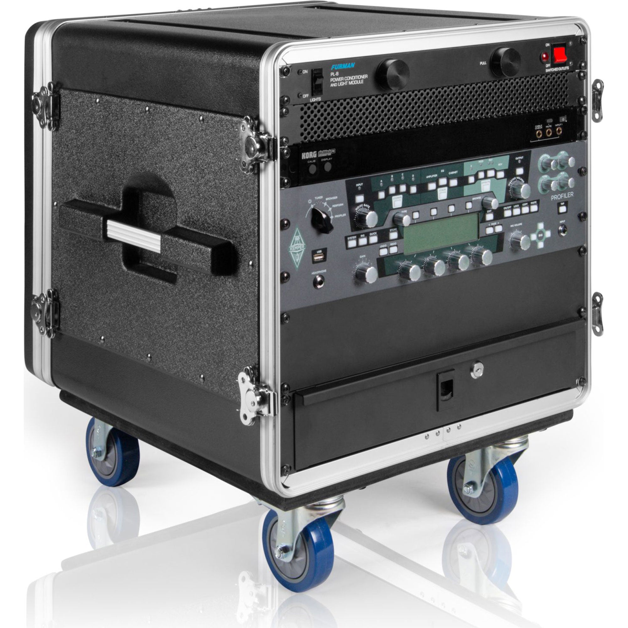 Gator Cases GRC-BASE-10 Rack Base with Casters (10U)