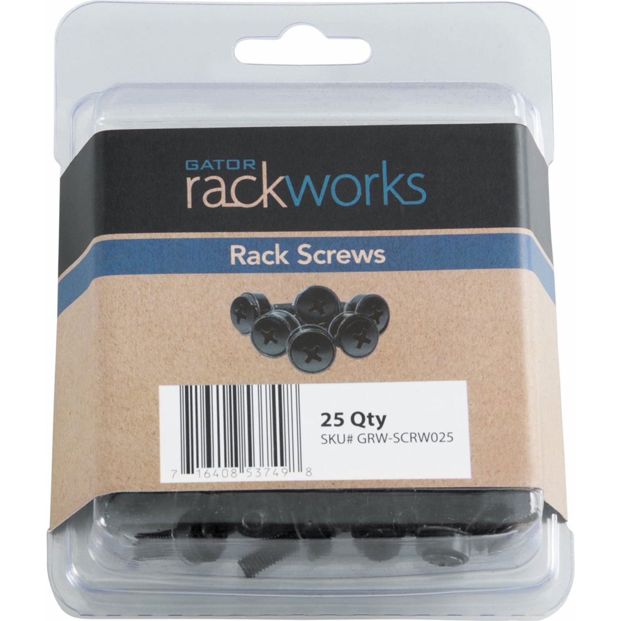 Gator Rackworks GRW-SCRW025 Rack Screws (25 Pack)