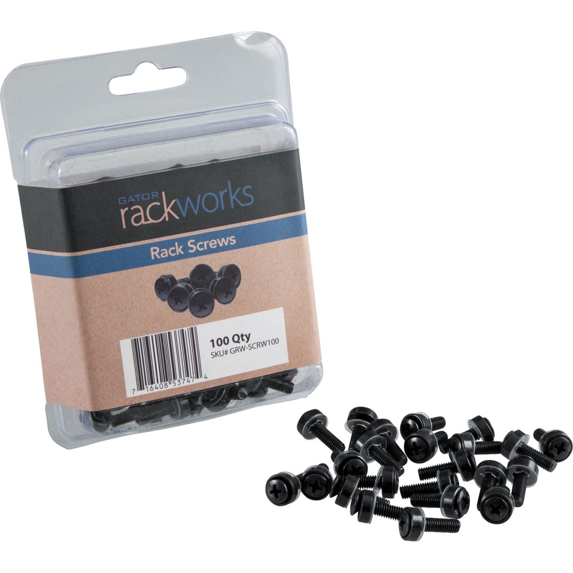 Gator Rackworks GRW-SCRW100 Rack Screws (100 Pack)