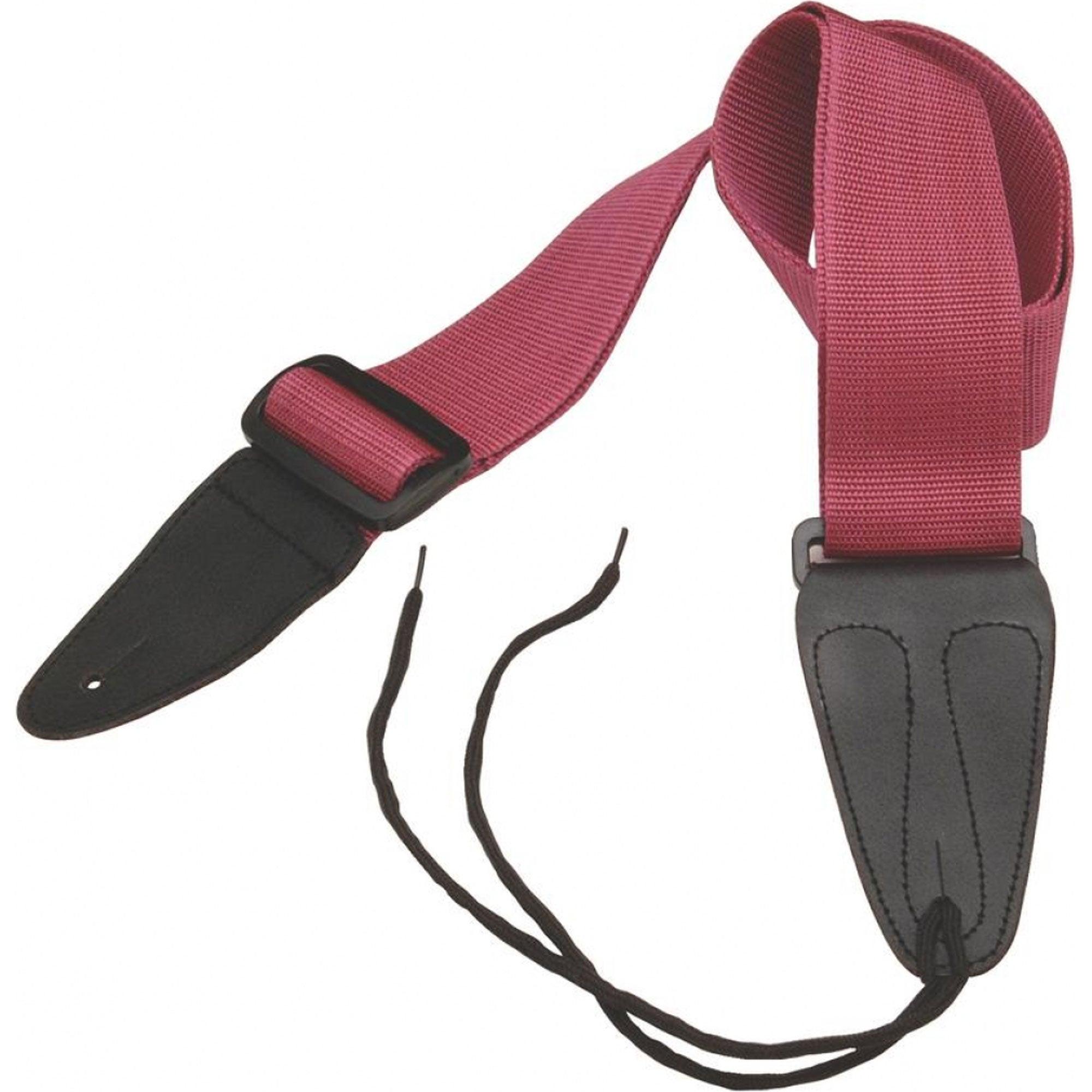 On-Stage GSA10BU Guitar Strap (Burgundy)