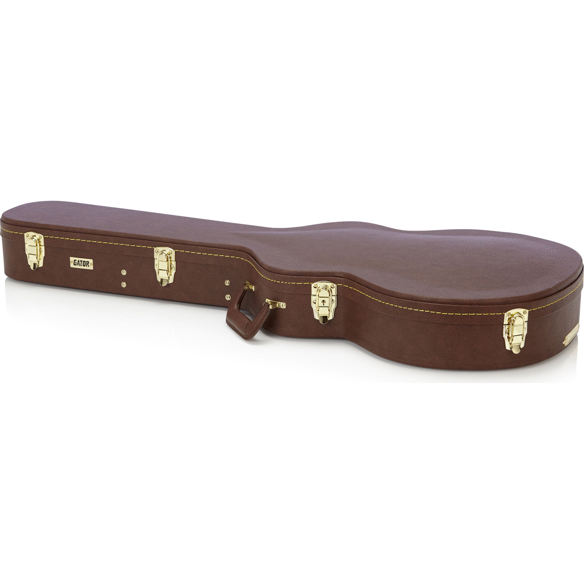 Gator Cases GW-335-BROWN Semi-Hollow Guitar Deluxe Wood Case