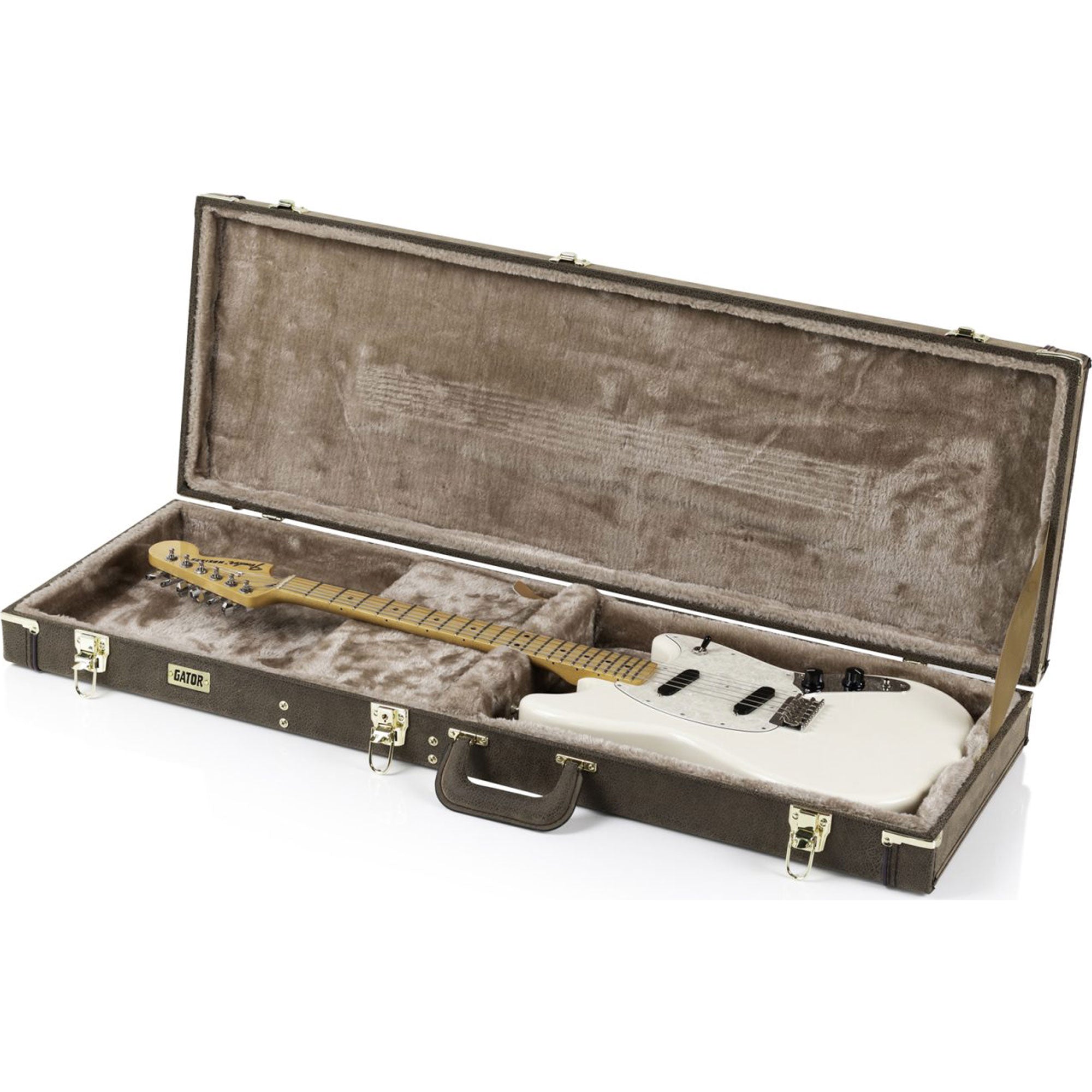 Gator Cases GW-ELECT-VIN Electric Guitar Case, Vintage Brown