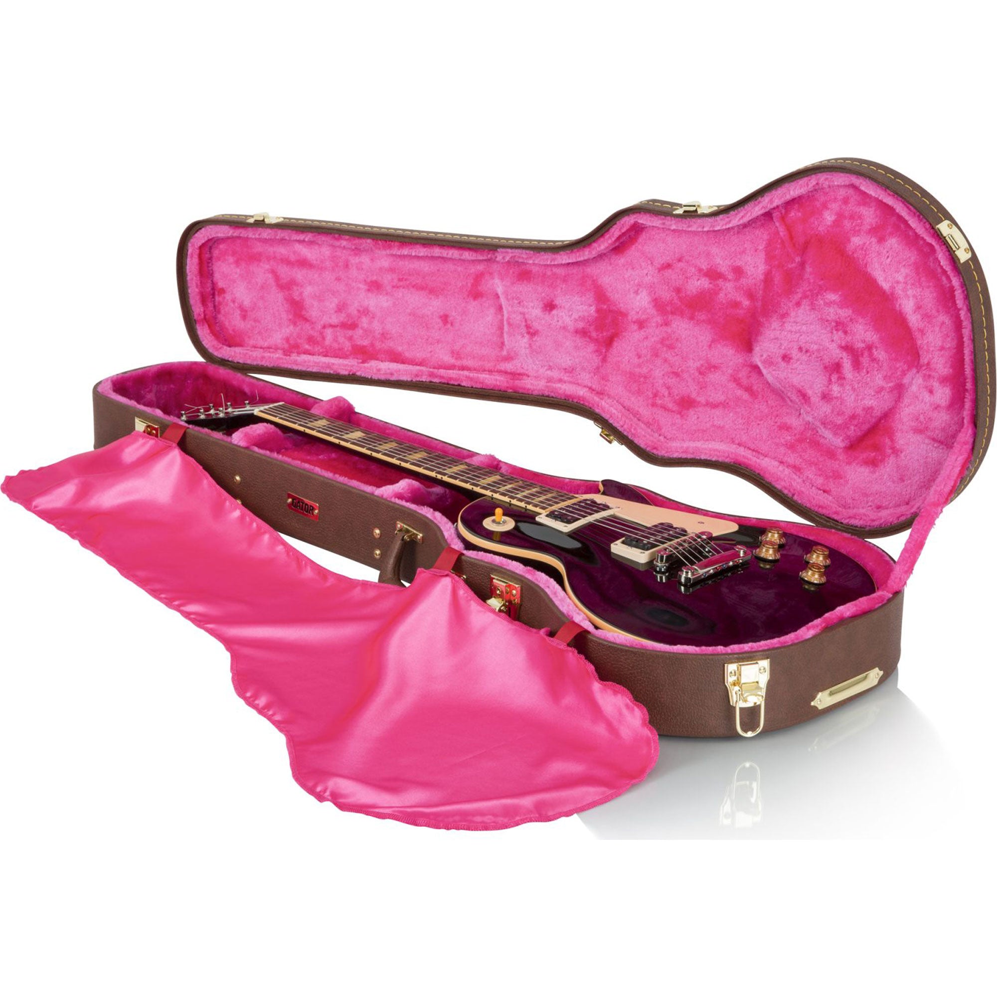Gator Cases GW-LP-BROWN Gibson Les Paul Guitar Case, Brown