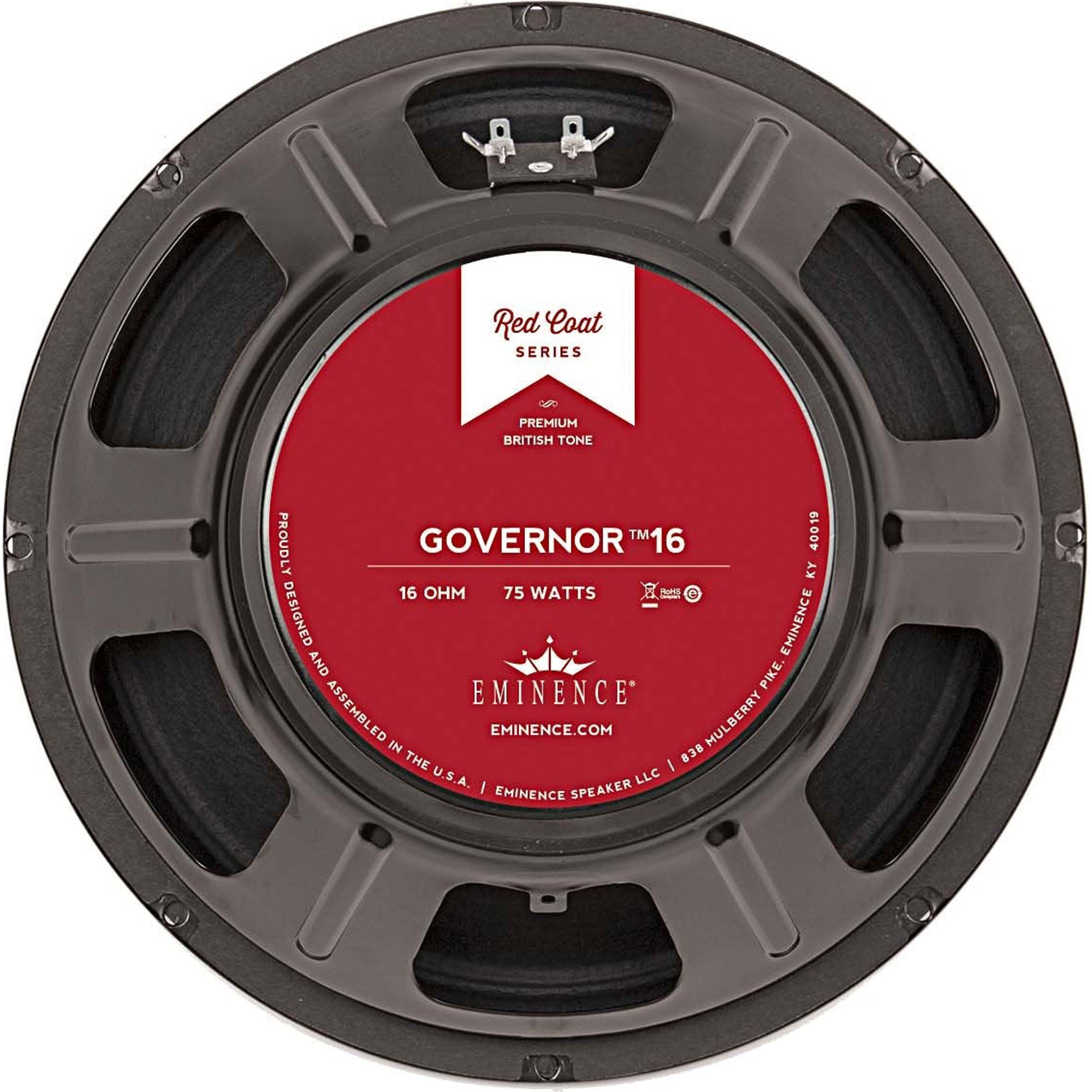 Eminence The Governor 12" Guitar Speaker, 16 Ohm