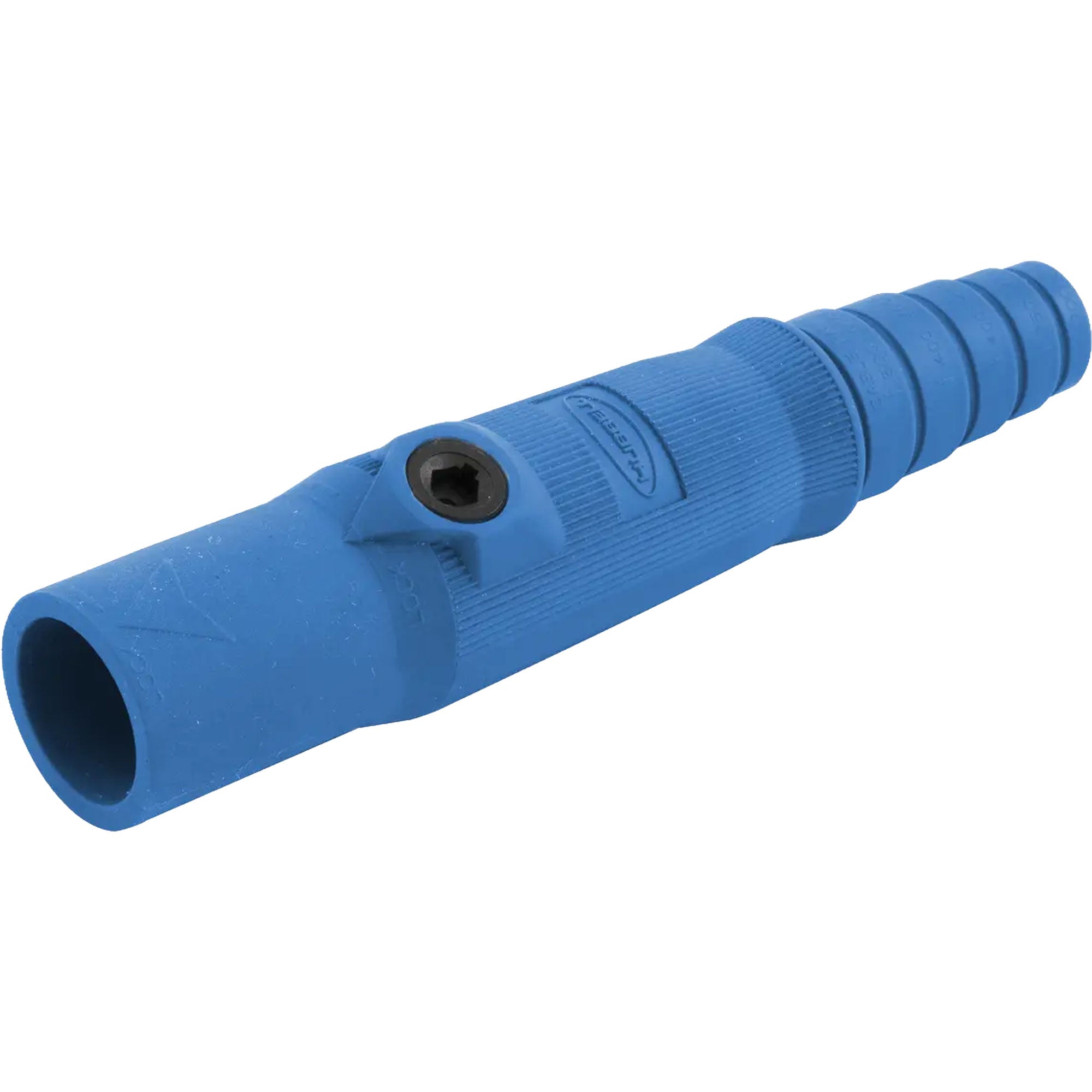 Hubbell HBL15MBL Male 150 Amp Single Pole Cam-Lock Inline Plug (Blue)