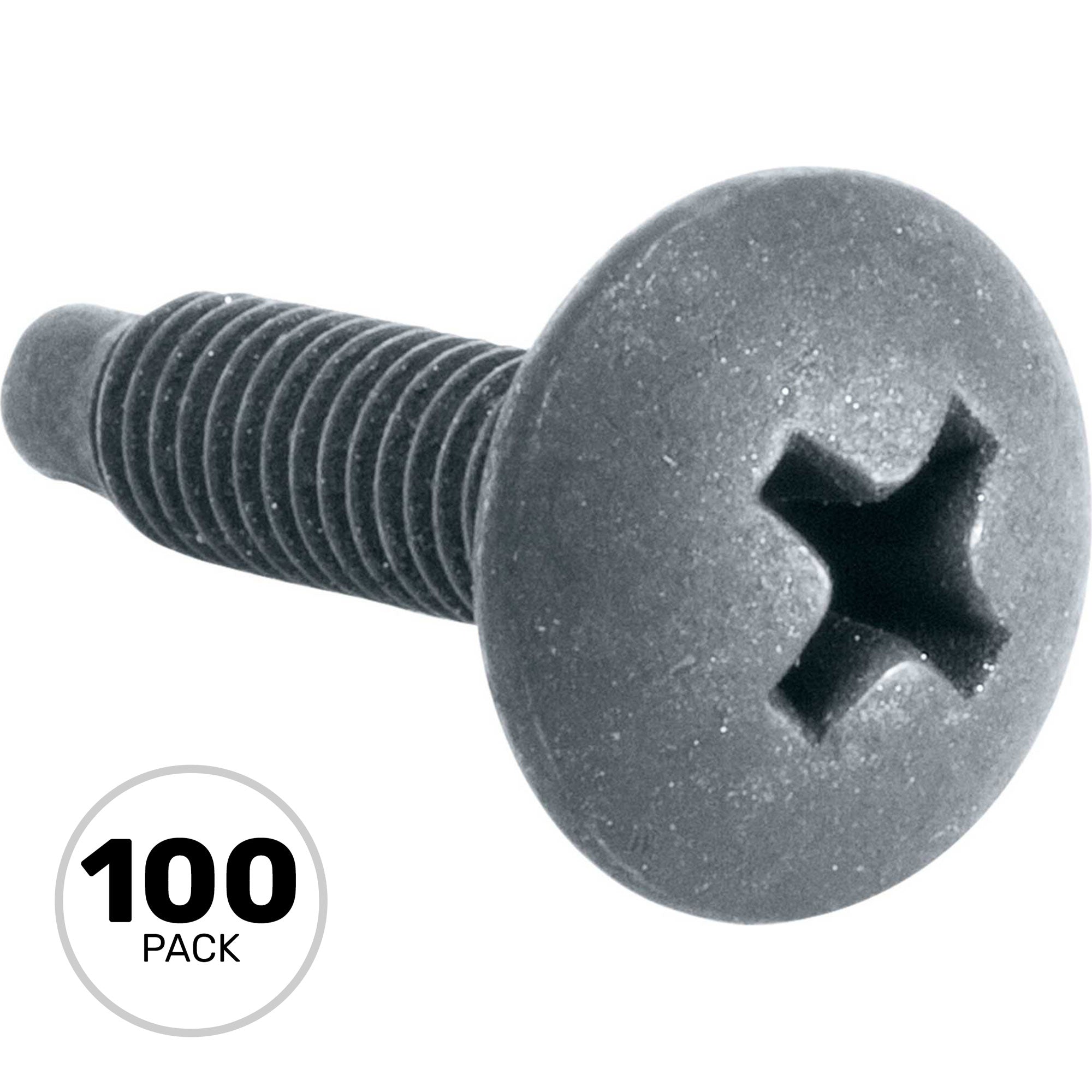 Middle Atlantic HM Premium Black Matte Rack Screws (100 Pack)