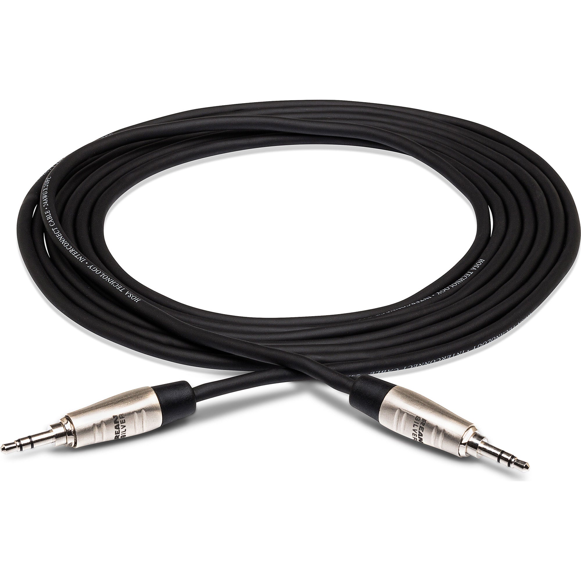 Hosa HMM-005 REAN 3.5mm TRS to 3.5mm TRS Pro Stereo Interconnect Cable (5')