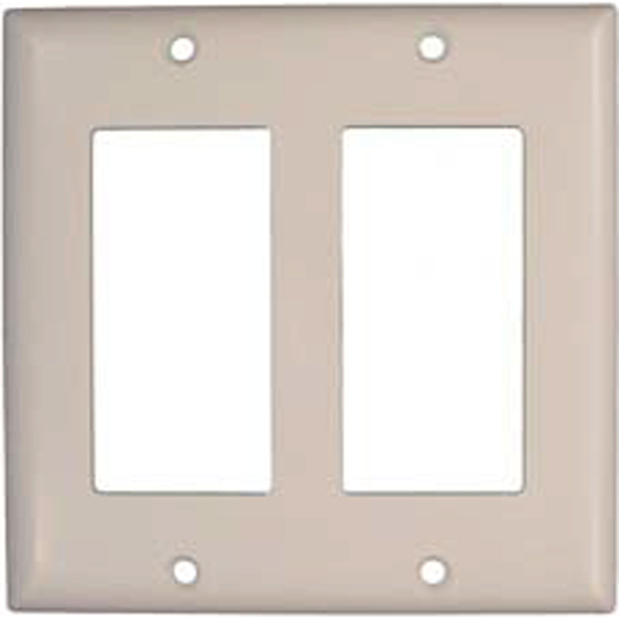 Emtech HPS-2 Dual Gang Nylon Decora Coverplate (2 Gang)
