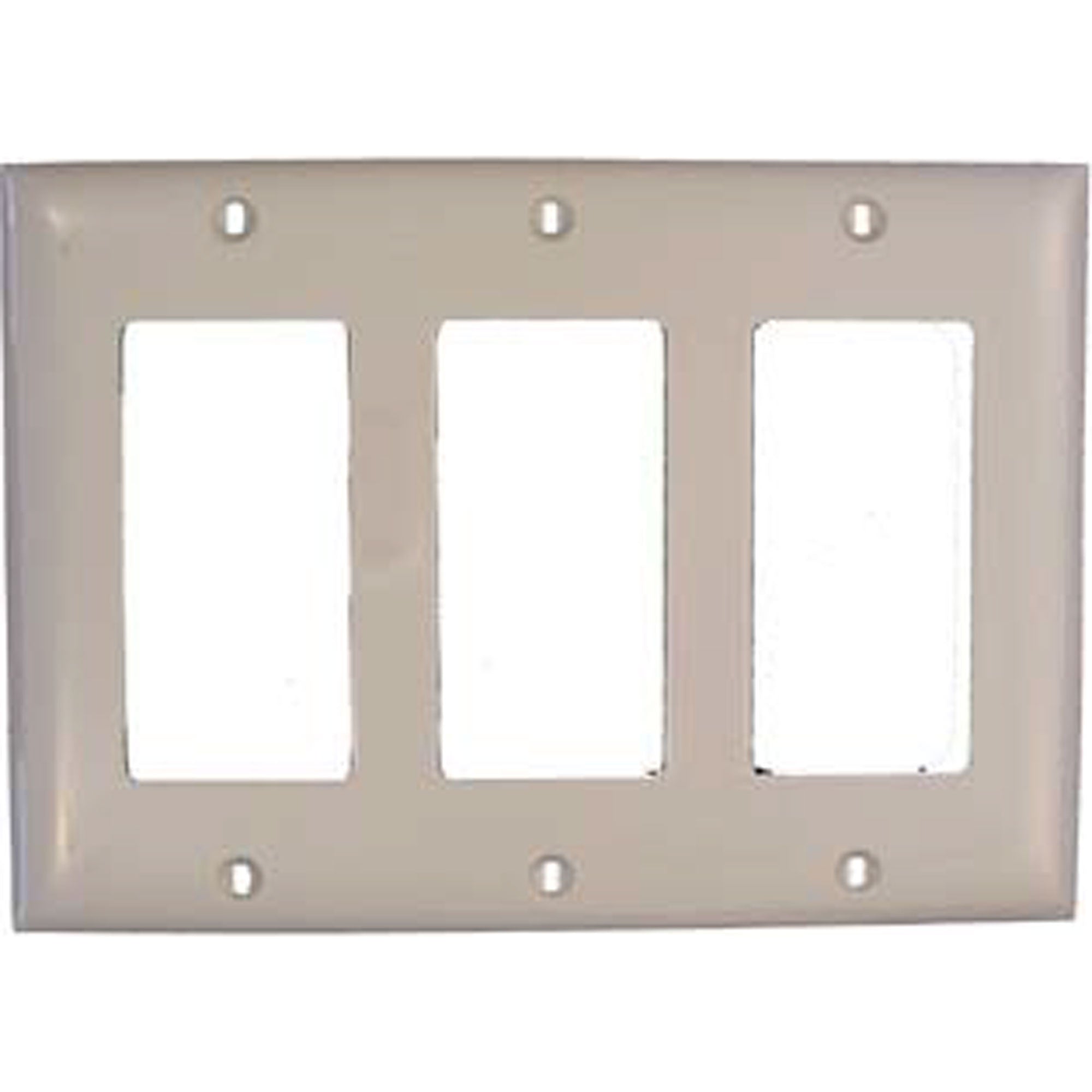 Emtech HPS-3 Triple Gang Nylon Decora Coverplate (3 Gang)