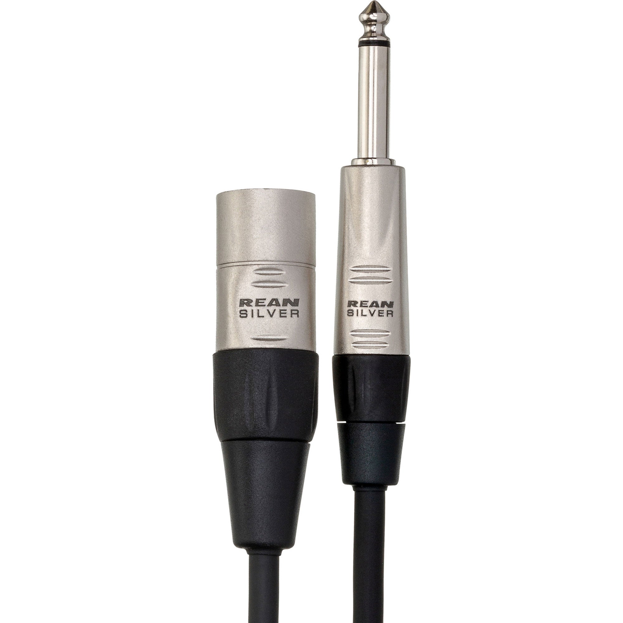Hosa HPX-010 REAN 1/4" TS to XLR Male Pro Unbalanced Interconnect Cable (10')