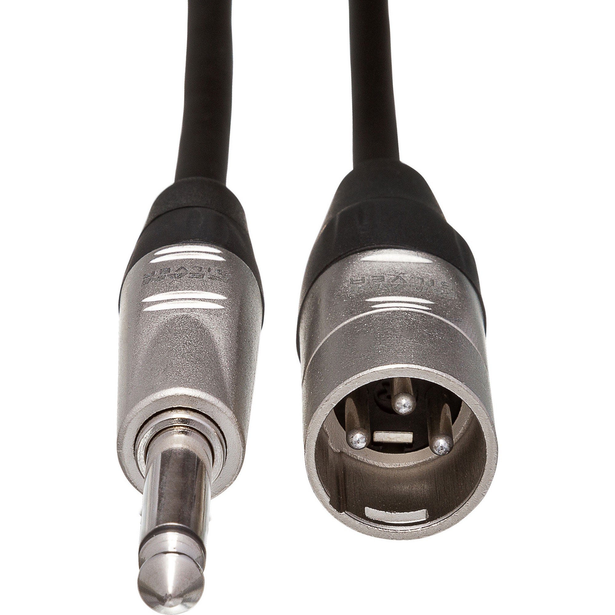 Hosa HPX-010 REAN 1/4" TS to XLR Male Pro Unbalanced Interconnect Cable (10')