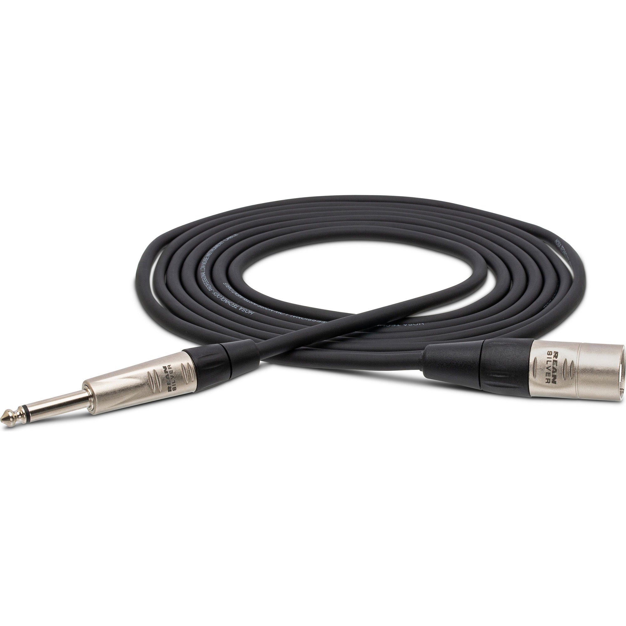 Hosa HPX-010 REAN 1/4" TS to XLR Male Pro Unbalanced Interconnect Cable (10')