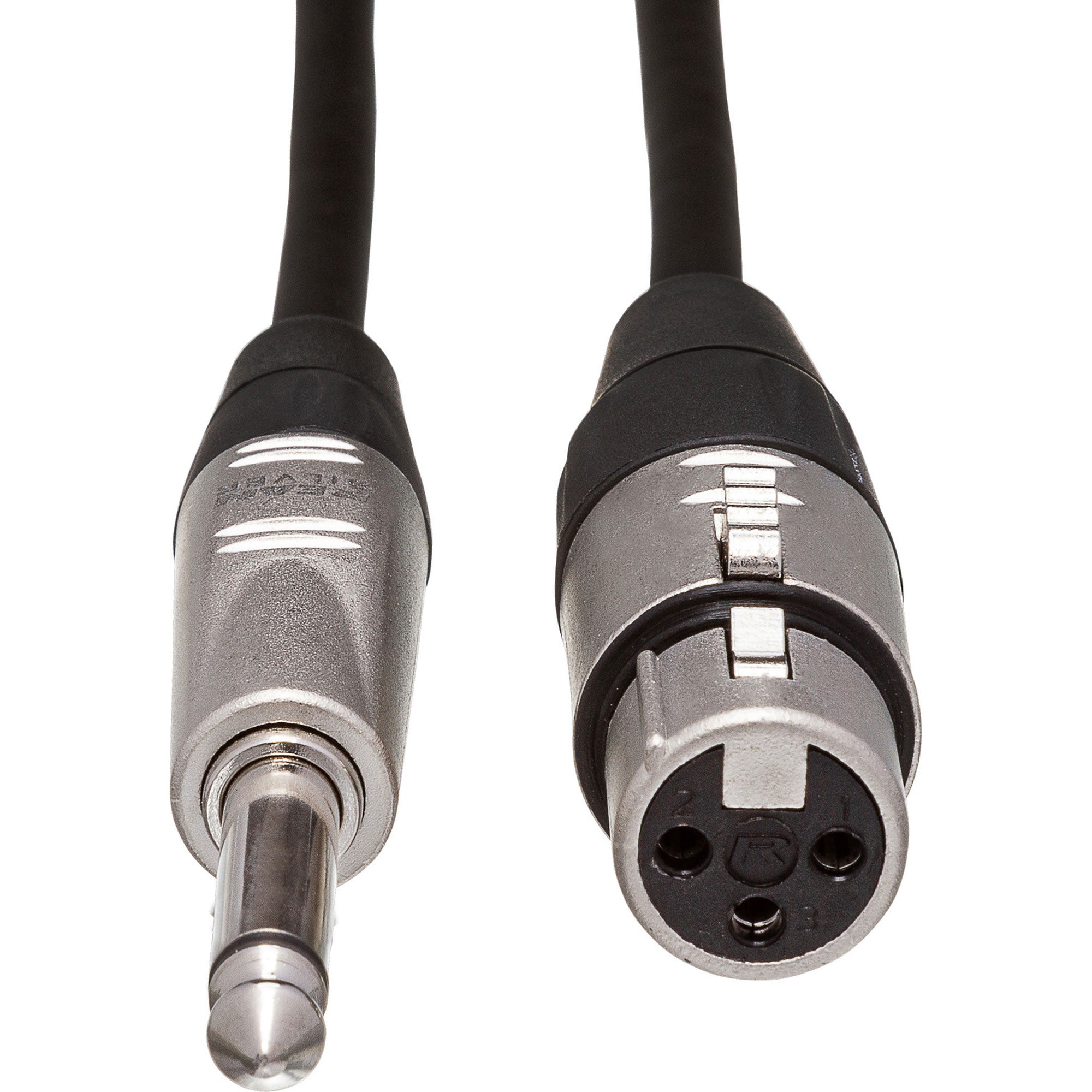 Hosa HXP-015 REAN XLR3F to 1/4" TS Pro Unbalanced Interconnect Cable (15')