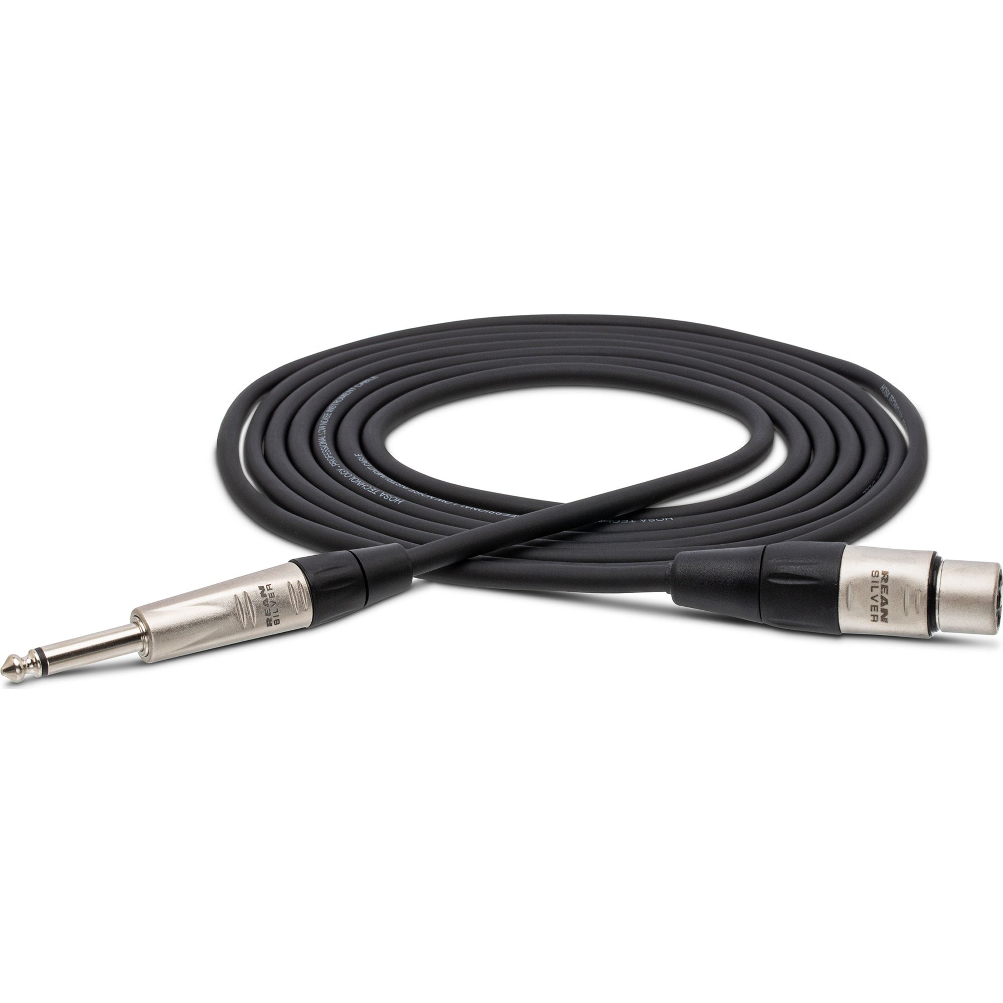 Hosa HXP-015 REAN XLR3F to 1/4" TS Pro Unbalanced Interconnect Cable (15')