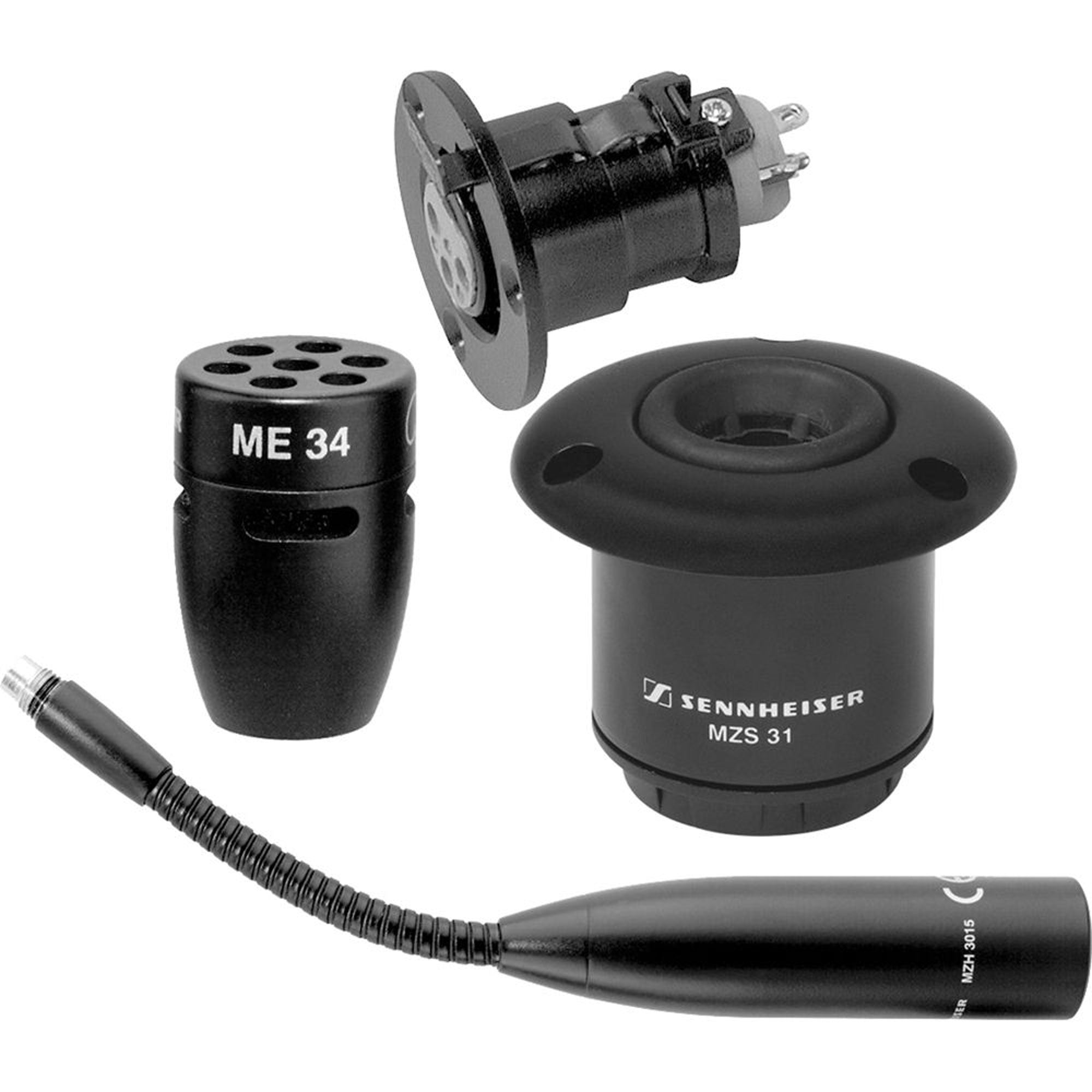 Sennheiser I15-C IS Series Short Gooseneck Microphone Package (Cardioid)