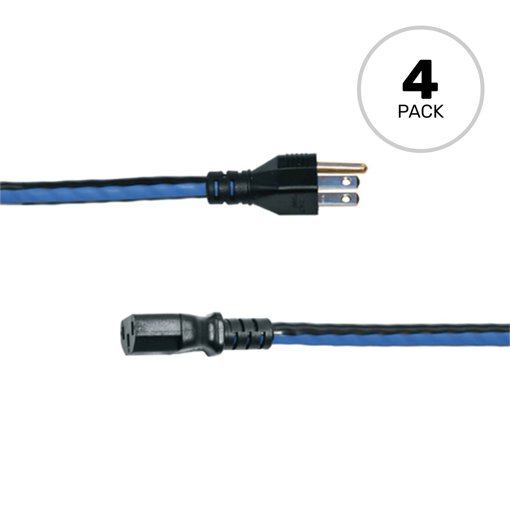 Middle Atlantic IEC-12X4 12" Signal Safe IEC Power Cord (4 Pack)