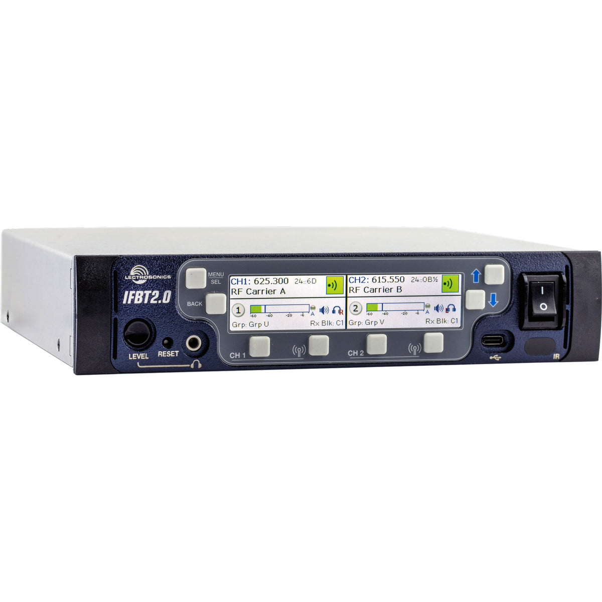 Lectrosonics IFBT2.0 UHF Dual-Channel IFB Rack Transmitter (A1: 470-537 MHz)