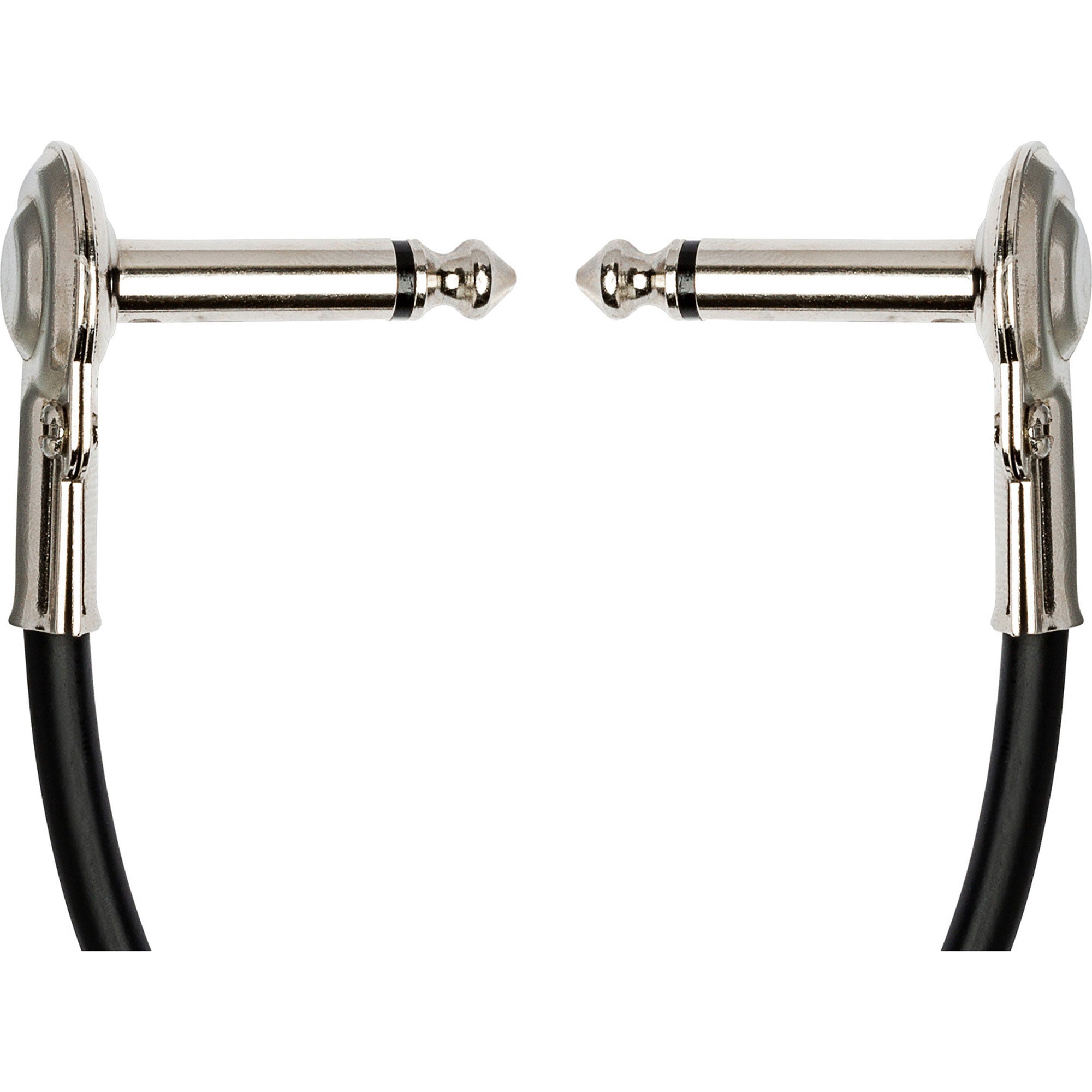 Hosa IRG-101 Low-Profile Right-Angle 1/4" TS Guitar Patch Cable (1')