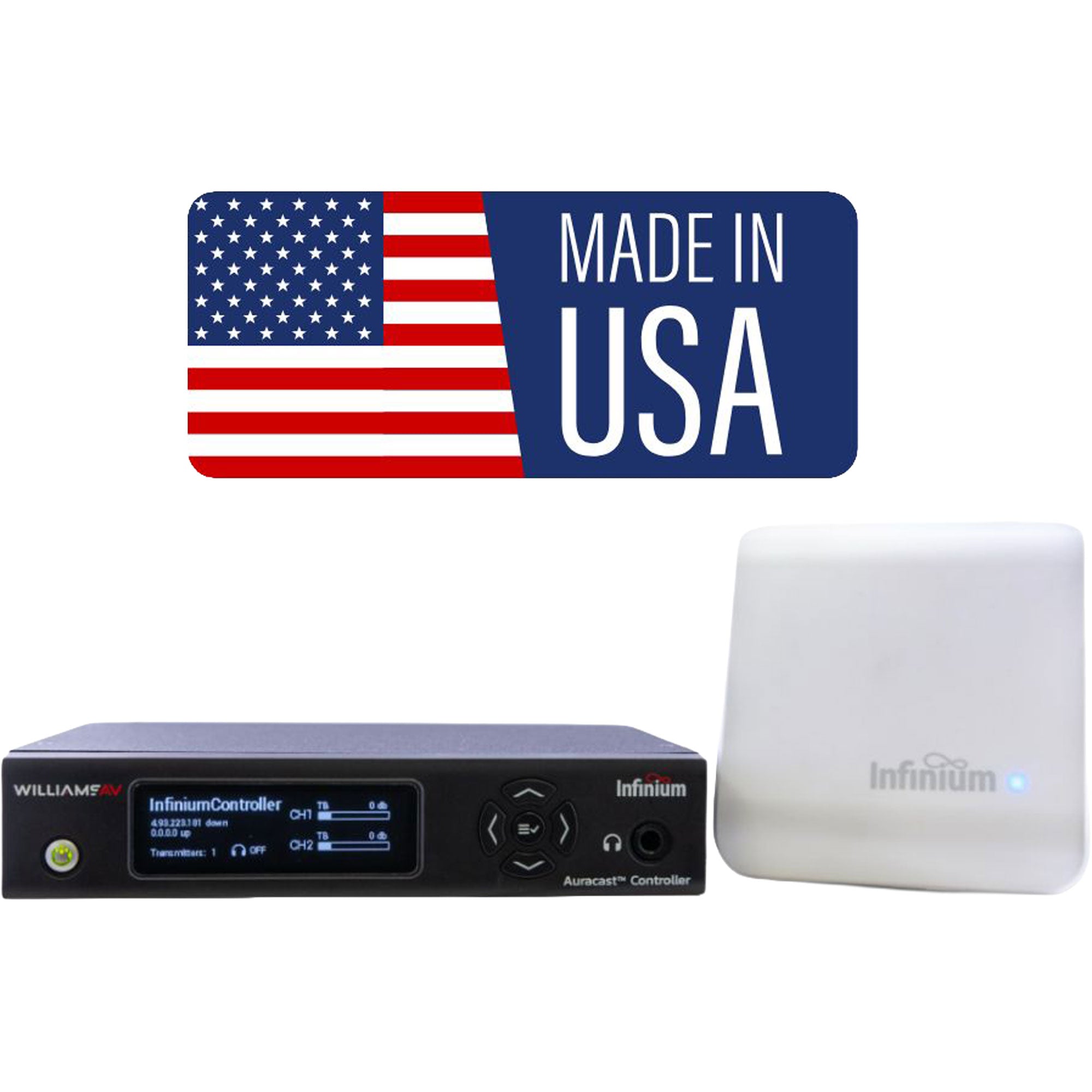 Williams AV BA SYS1 Infinium System Bundle with 2 Receivers, Headphones, and Charger
