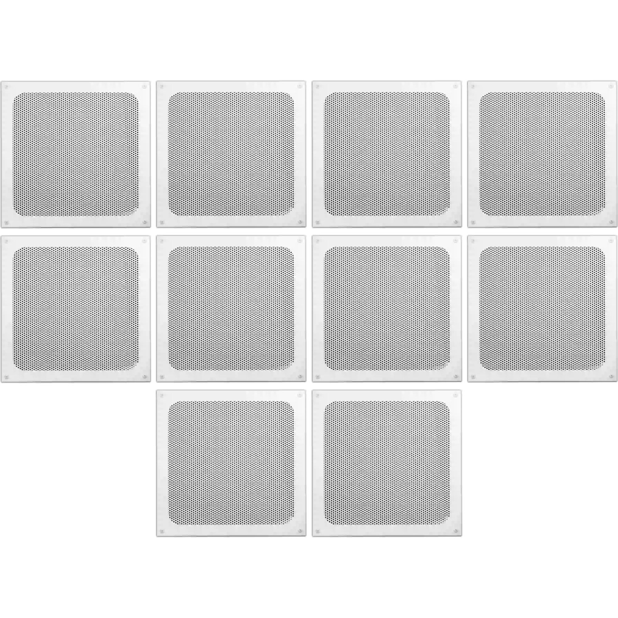 Lowell JG-8X Square Screw Mount Grille for 8" Speaker (10 Pack)