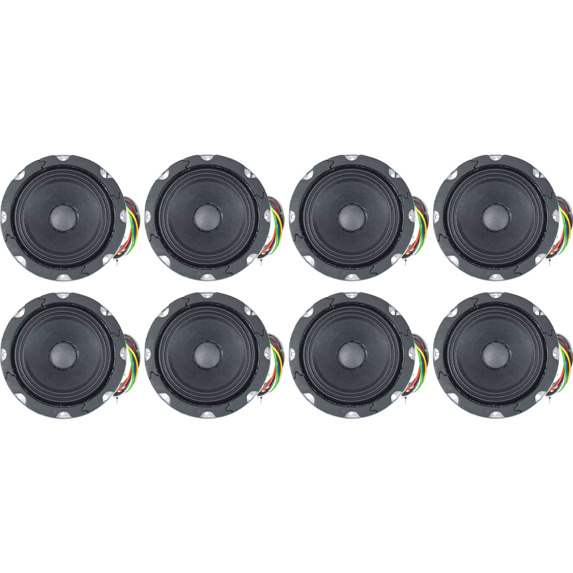 Lowell JR410-T72 4" Speaker with 25V/70V Transformer (8 Pack)
