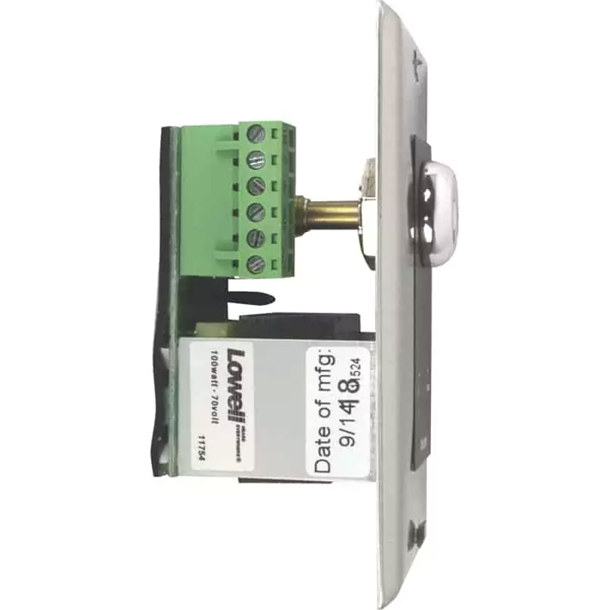 Lowell KL100-PA-DSB Keylock 100W Attenuator with Emergency Bypass (Stainless Steel & Black)