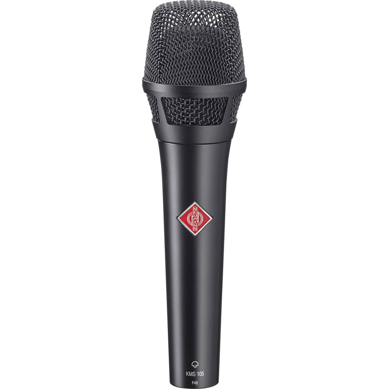 Neumann KMS 105 Supercardioid Condenser Handheld Microphone with FREE 20' XLR Cable (Black)