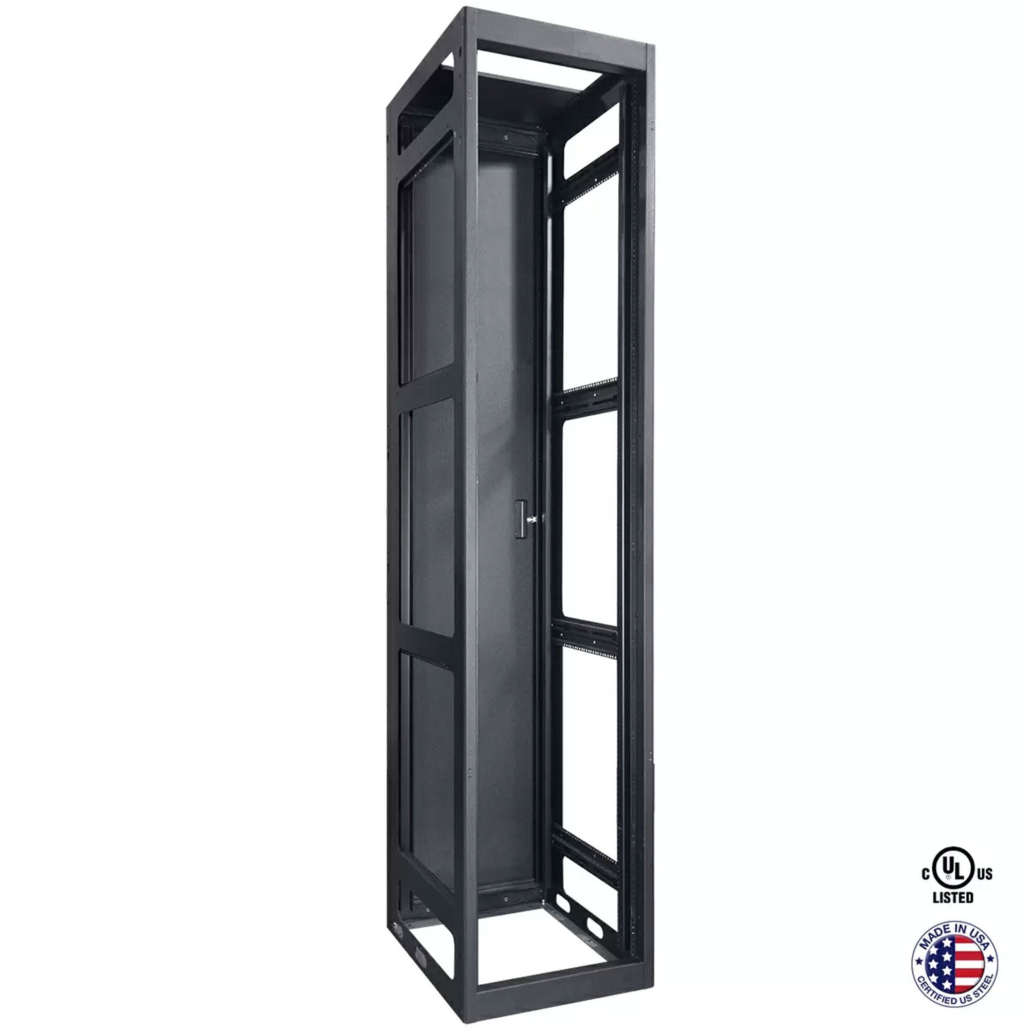 Lowell LGTR-5432 Gangable Tall Rack with Rear Door (54U x 32" Deep)