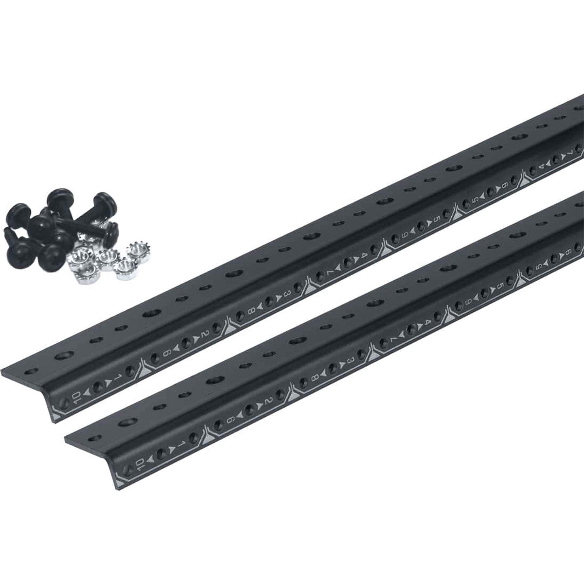 Lowell LLR-RRT-10 Rails for LLR Series Racks (10U)