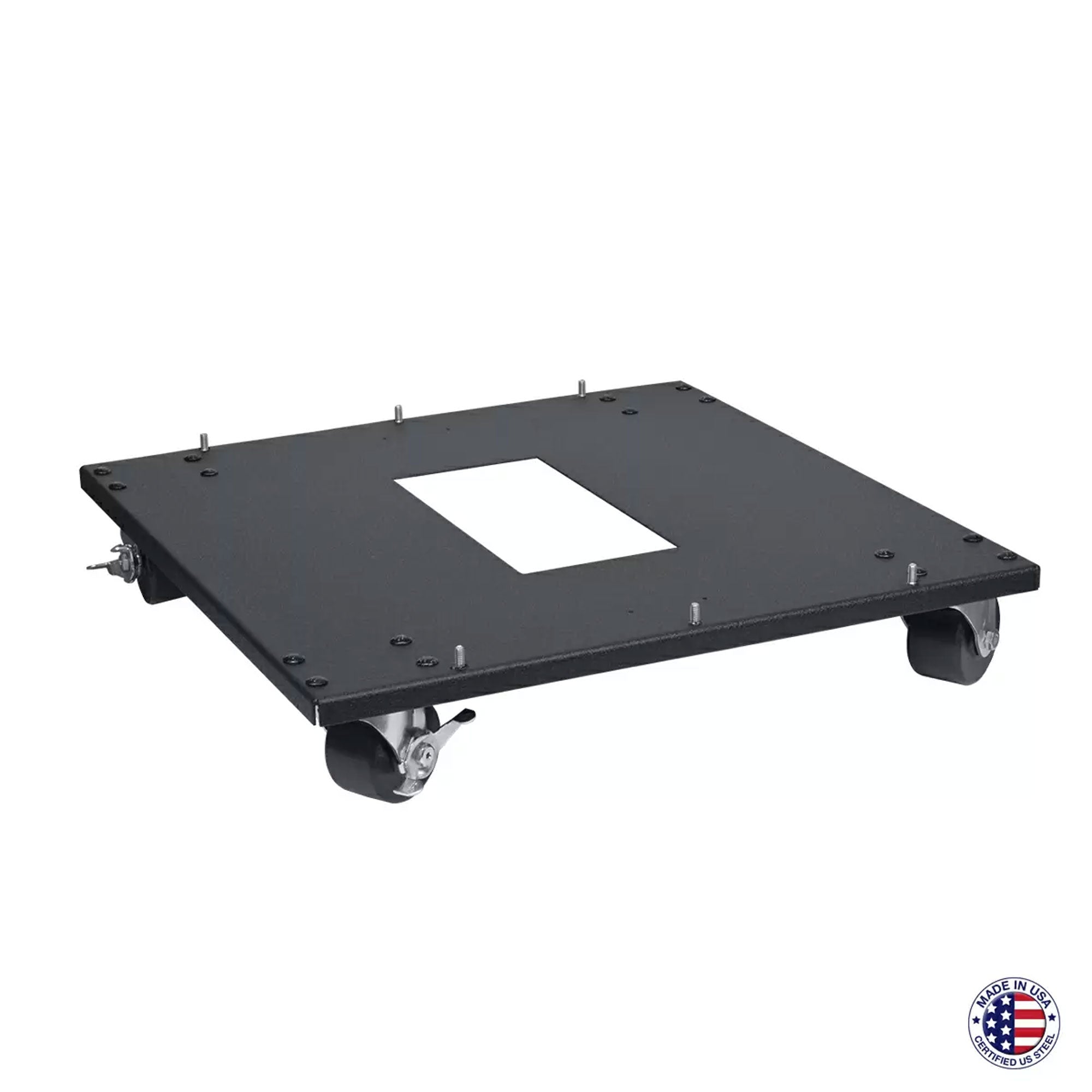 Lowell LMSB-22 Shallow Mobile Base with Standard Casters (22" Deep)