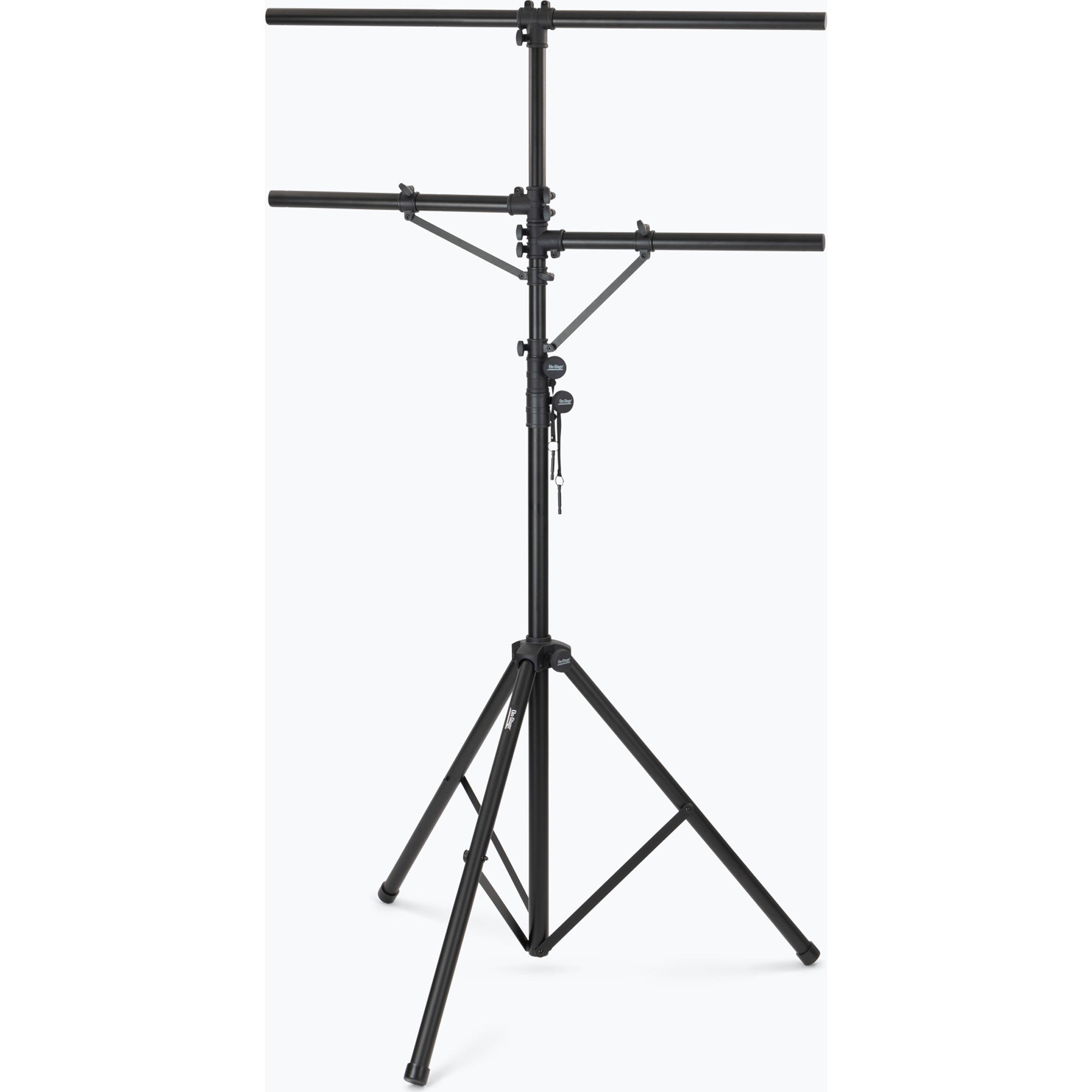 On-Stage LS7720BLT Lighting Stand with Side Bars (Black, 10.5')