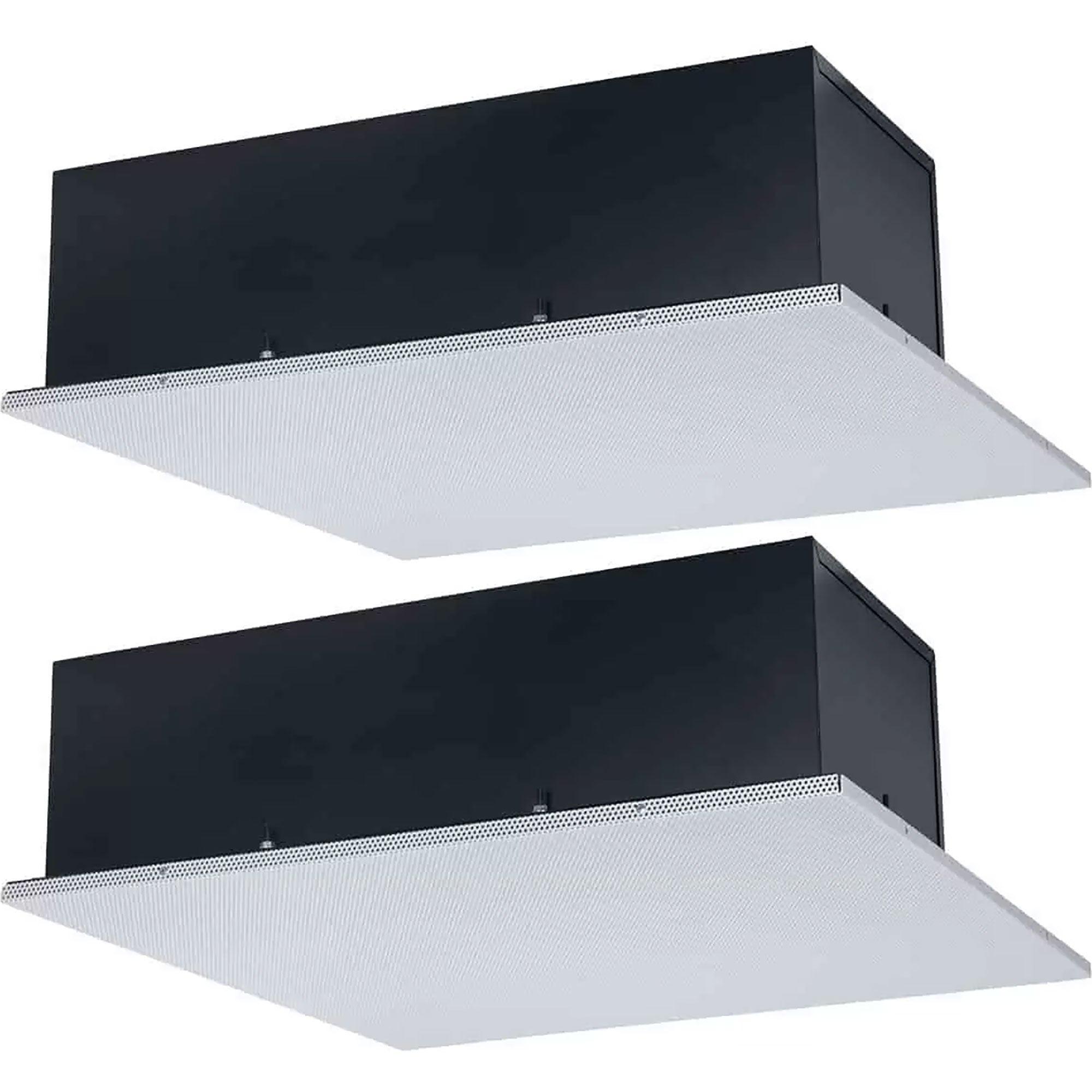 Lowell LT2-8A-VB Suspended Ceiling 8" Speaker with Backbox (2' x 2', 2 Pack)